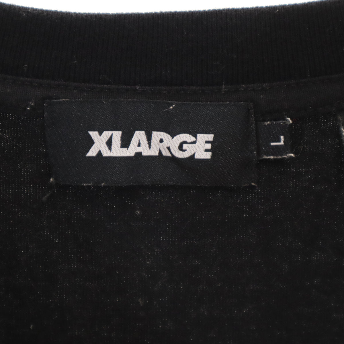 XLARGE エクストララージ バックロゴ 半袖 Tシャツ L ブラック メンズ