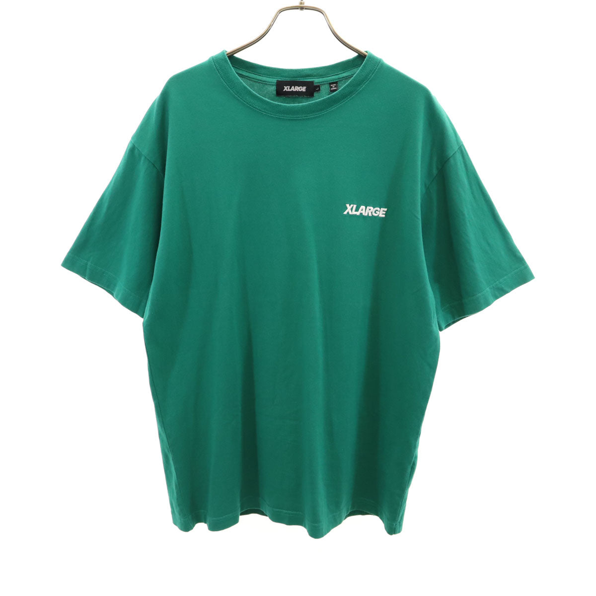 XLARGE エクストララージ バックロゴ 半袖 Tシャツ L グリーン メンズ