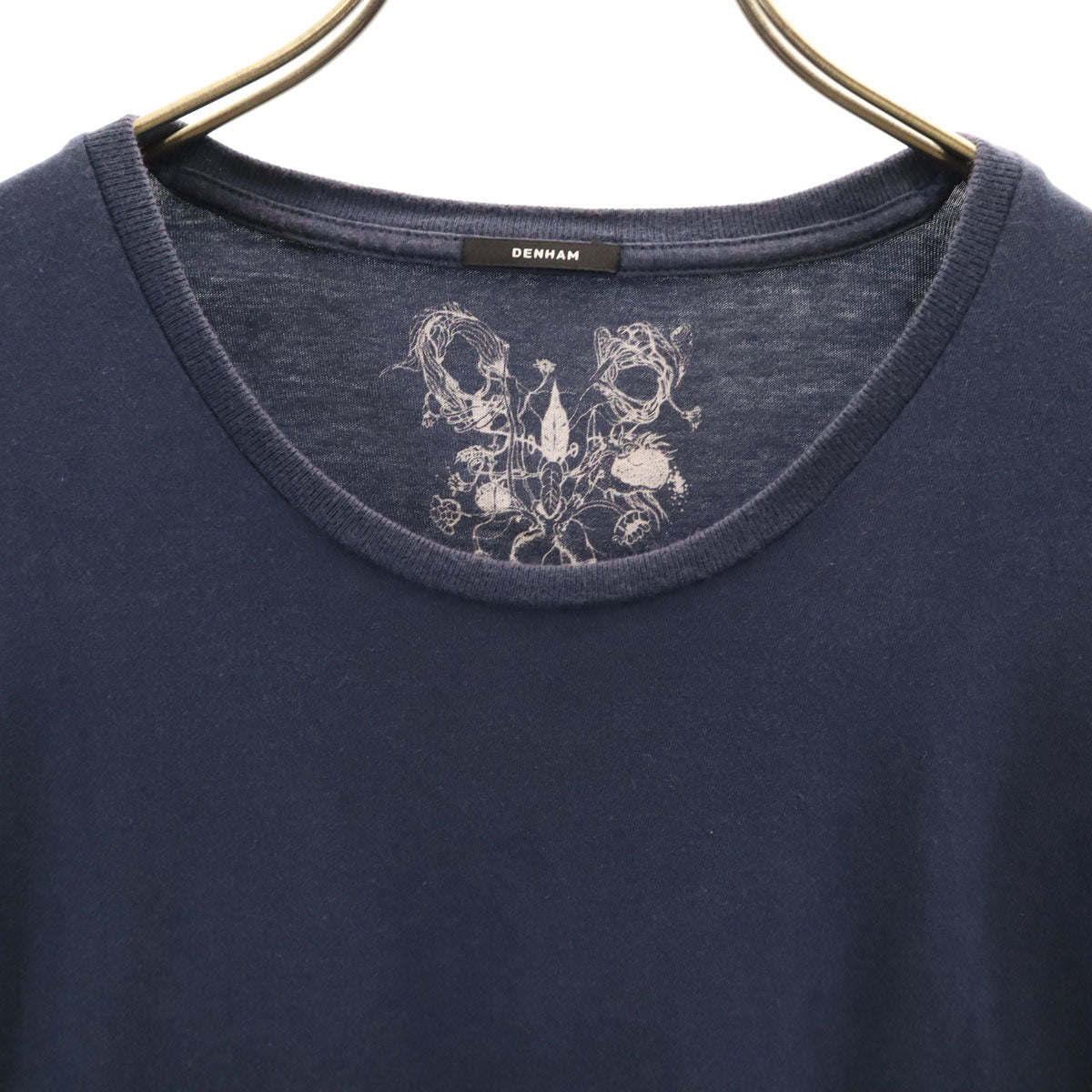 DENHAM デンハム 半袖 Tシャツ M ネイビー メンズ