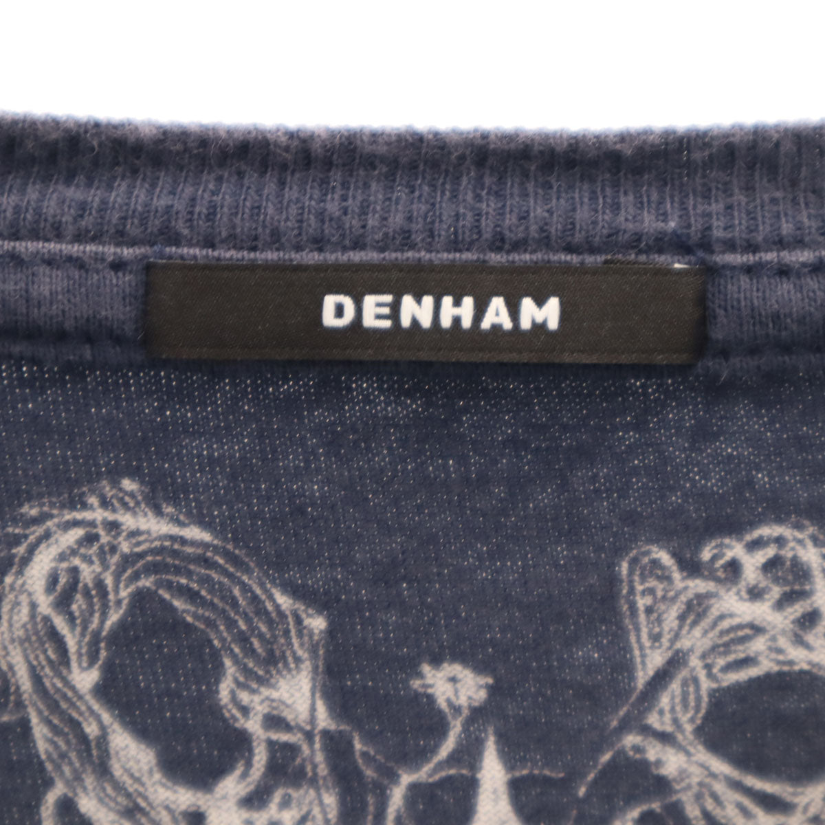 DENHAM デンハム 半袖 Tシャツ M ネイビー メンズ