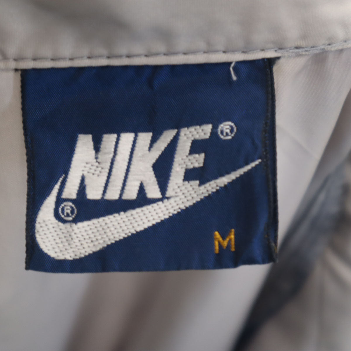 NIKE ナイキ 80s 紺タグ ヴィンテージ トラックジャケット M グレー ウィンドブレーカー メンズ