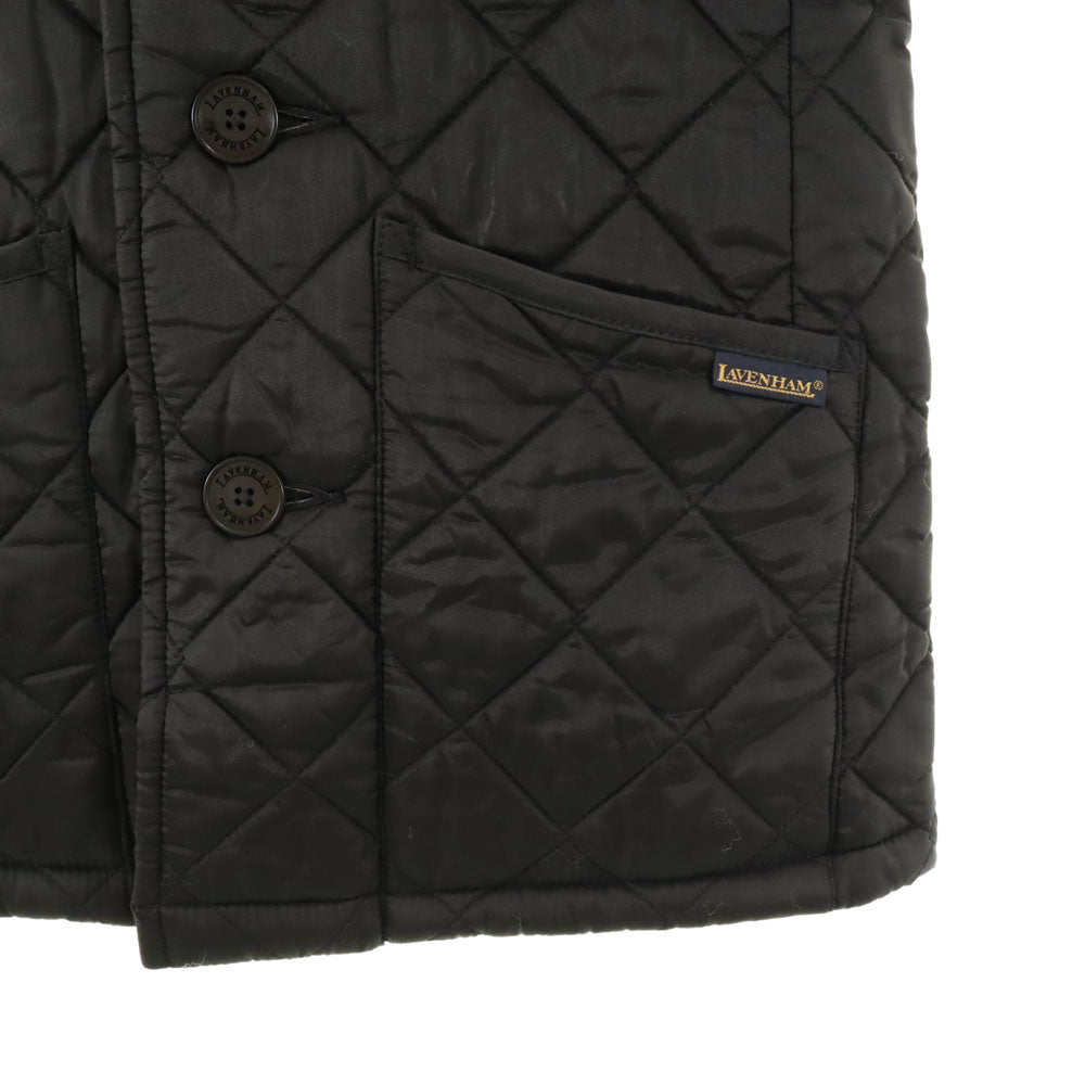 LAVENHAM ラベンハム イングランド製 キルティングジャケット 34 ブラック レディース