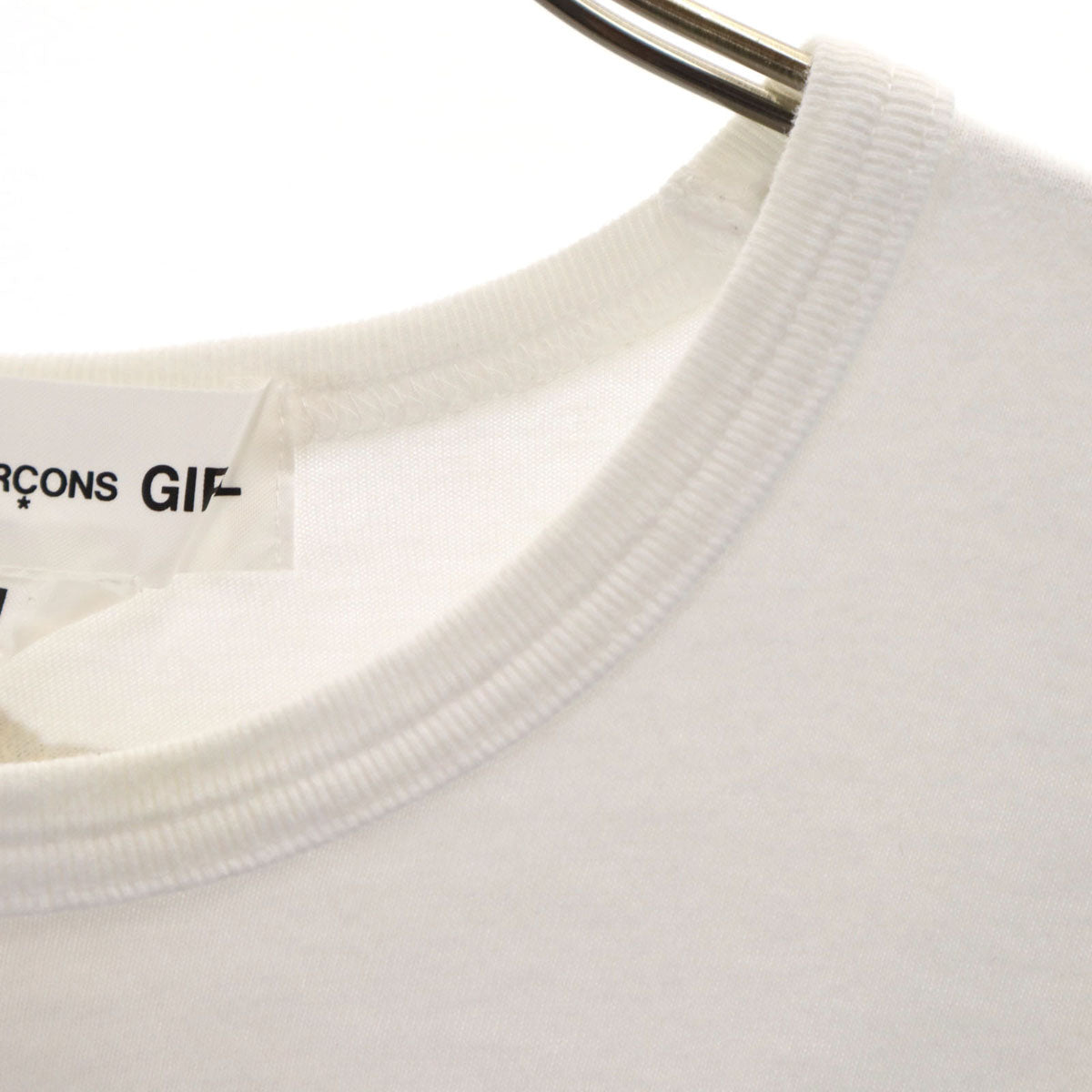 COMME des GARCONS GIRL コムデギャルソン ガール 2021年 日本製 半袖 Tシャツ M ホワイト レディース