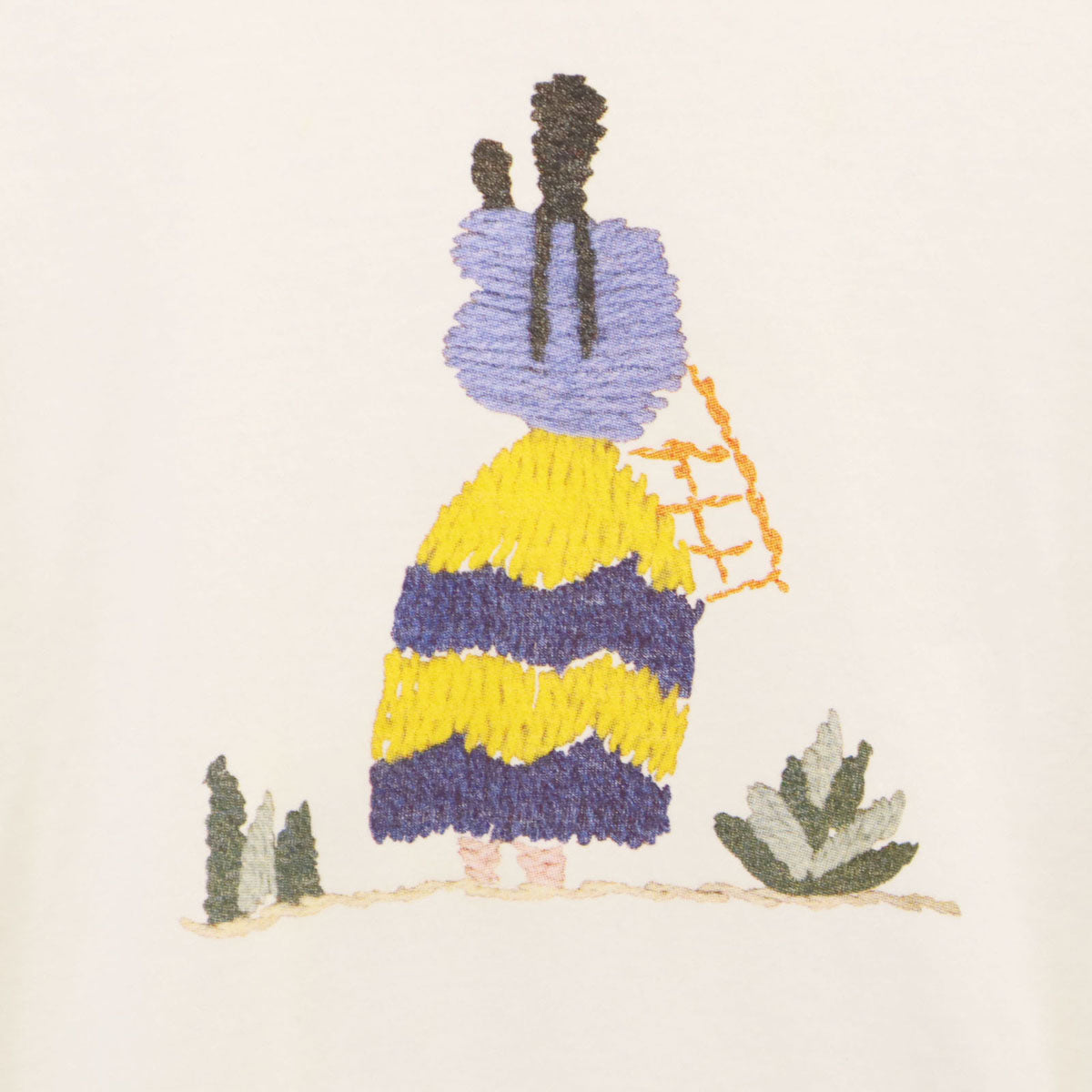 COMME des GARCONS GIRL コムデギャルソン ガール 2021年 日本製 半袖 Tシャツ M ホワイト レディース