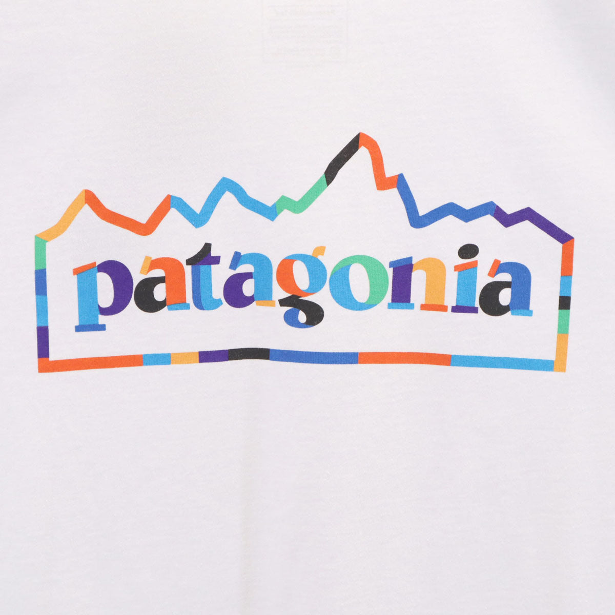 未使用 patagonia パタゴニア バックロゴ 半袖 ユニティ フィッツ レスポンシビリティー Tシャツ M ホワイト 37768SP25 アウトドア メンズ