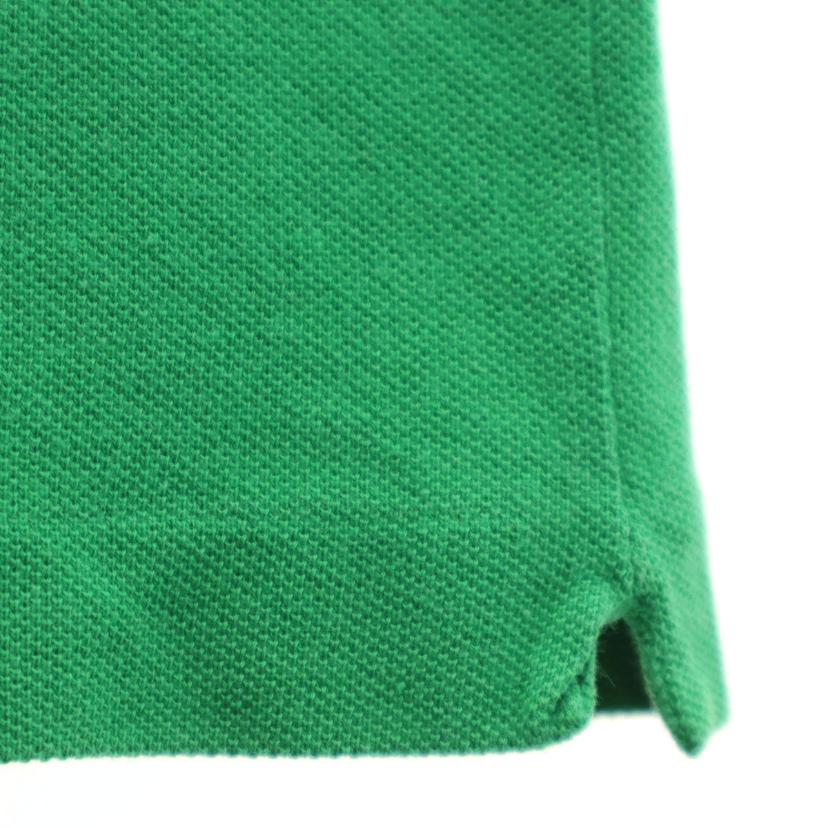 CHEMISE LACOSTE シュミーズラコステ 80s フランス製 ヴィンテージ 半袖 ポロシャツ 4 グリーン 鹿の子 メンズ
