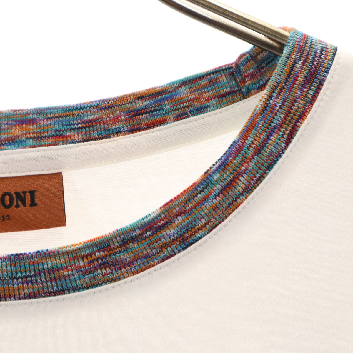 Missoni ミッソーニ 半袖 Tシャツ L ホワイト メンズ