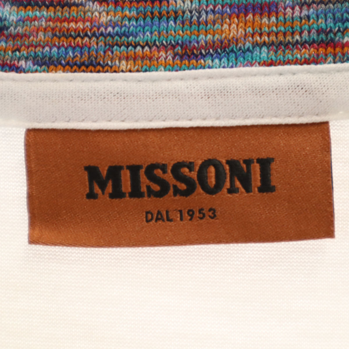 Missoni ミッソーニ 半袖 Tシャツ L ホワイト メンズ