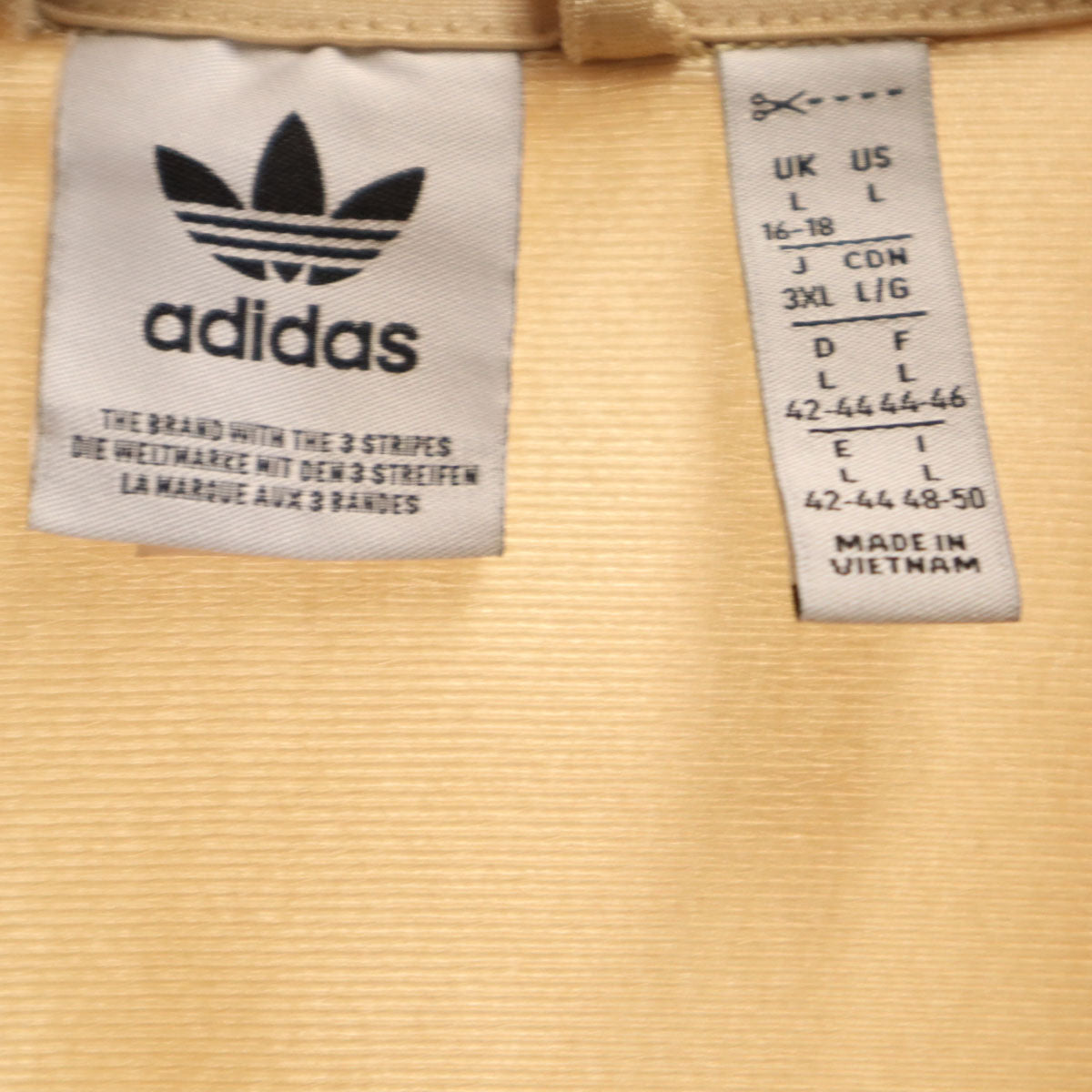 adidas Originals アディダスオリジナルス ファイヤーバード トラックジャケット 3XL ベージュ ジャージ レディース