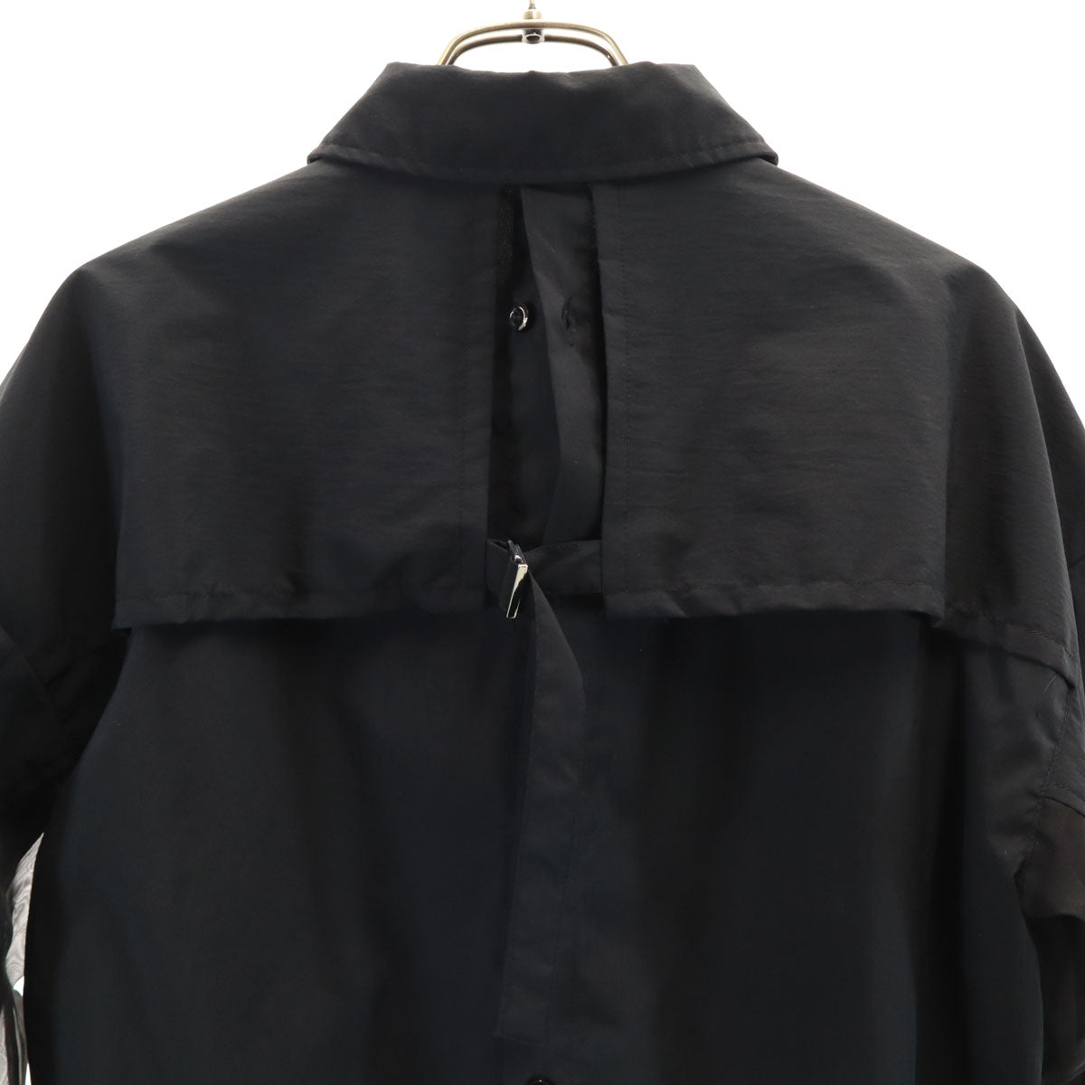 美品 UNITED TOKYO ユナイテッドトウキョウ 長袖 ショート丈 シャツ 1 ブラック レディース