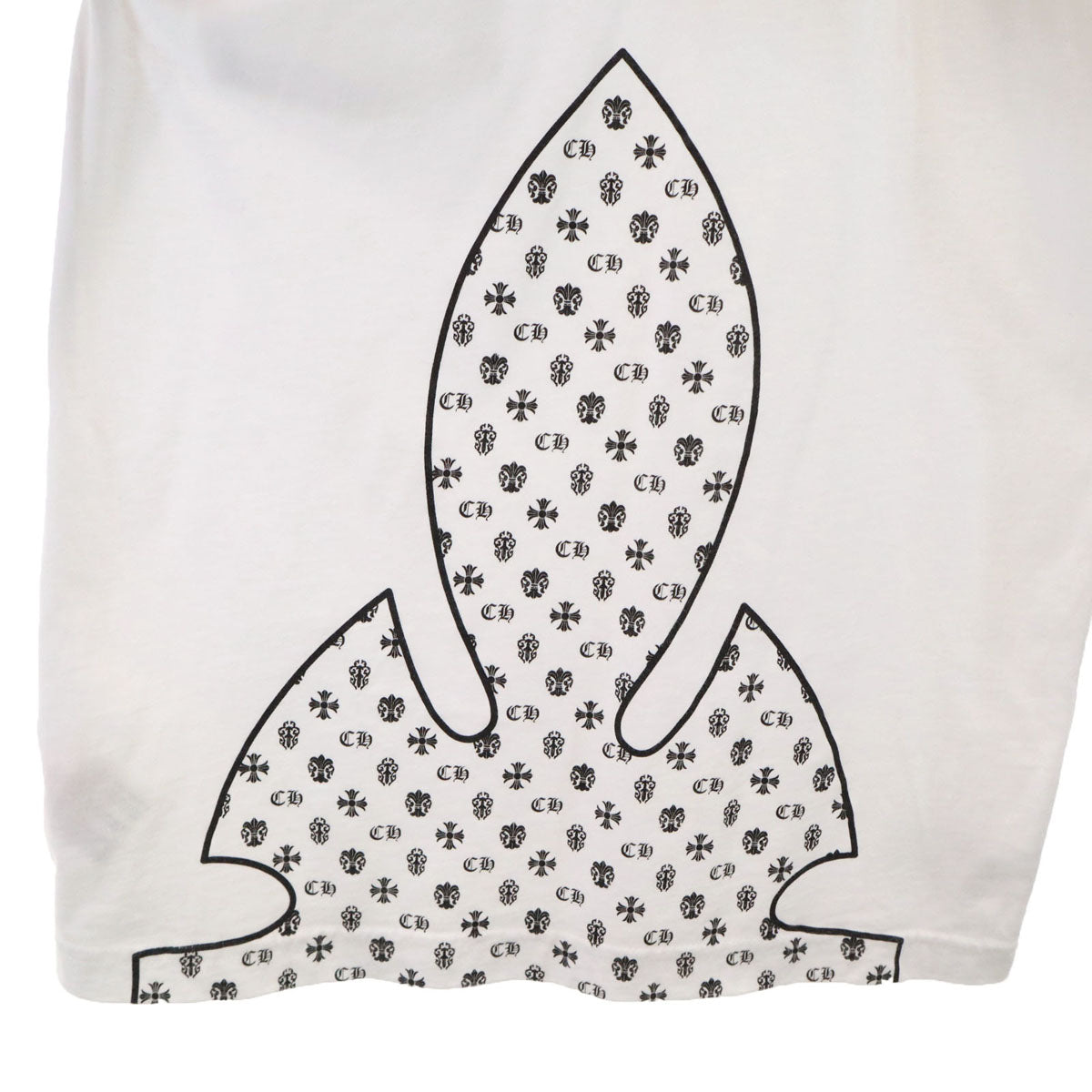 CHROME HEARTS クロムハーツ USA製 半袖 Tシャツ S ホワイト メンズ