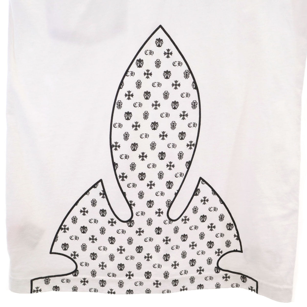 CHROME HEARTS クロムハーツ USA製 半袖 Tシャツ S ホワイト メンズ