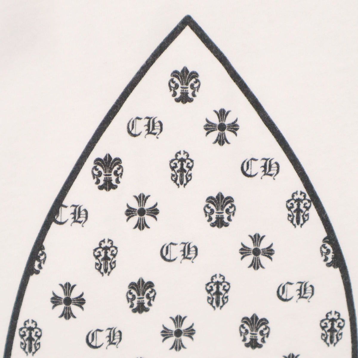 CHROME HEARTS クロムハーツ USA製 半袖 Tシャツ S ホワイト メンズ