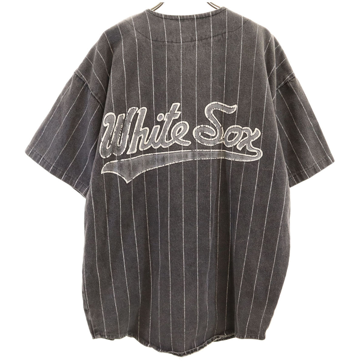 90s オールド MLB シカゴ・ホワイトソックス 半袖 ベースボール シャツ グレー White Sox メンズ