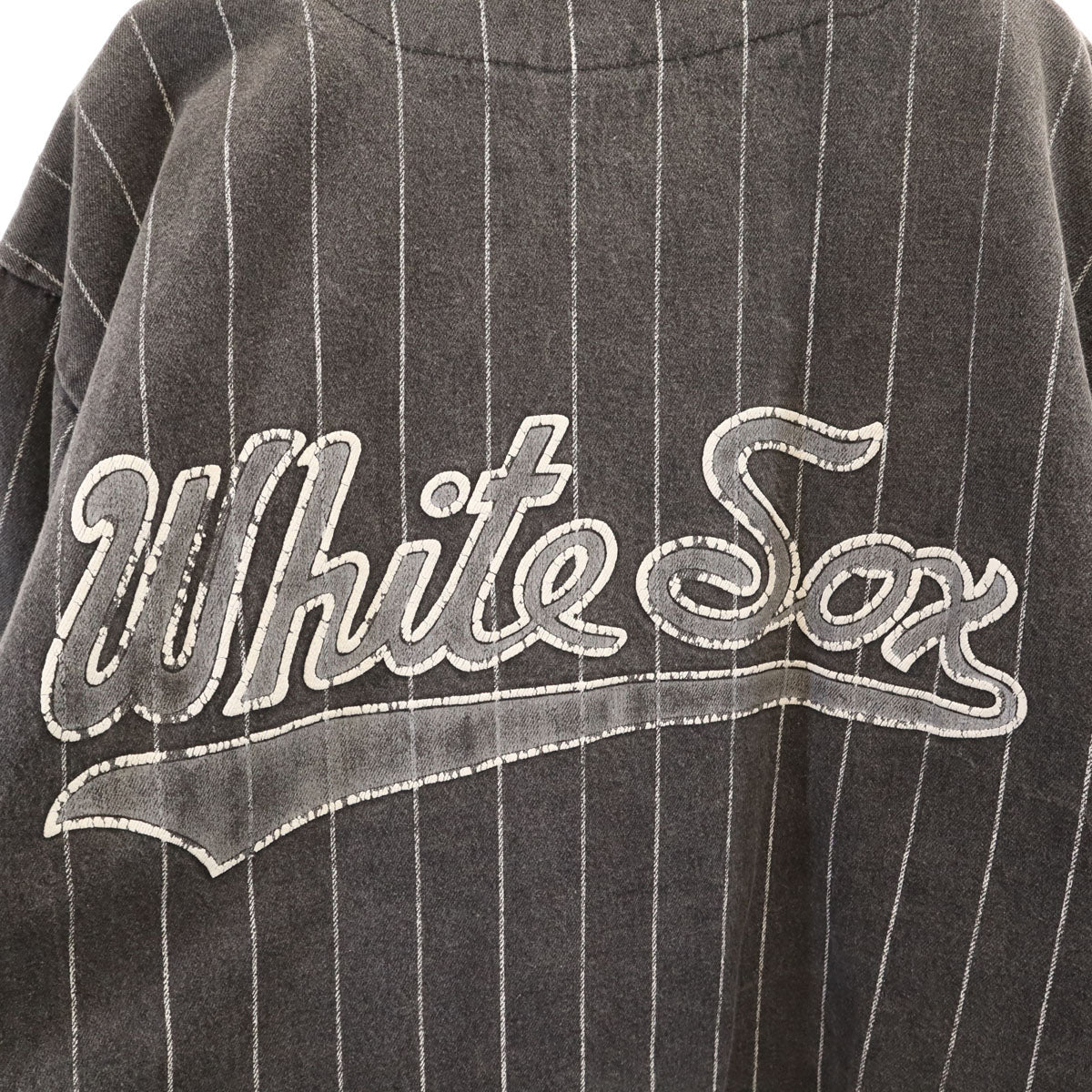 90s オールド MLB シカゴ・ホワイトソックス 半袖 ベースボール シャツ グレー White Sox メンズ