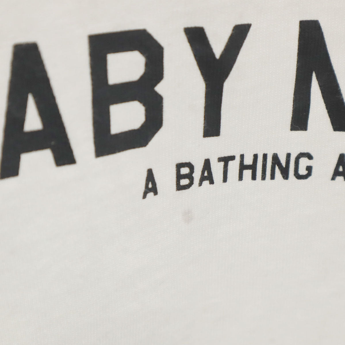 A BATHING APE アベイシングエイプ 半袖 Tシャツ XS ホワイト メンズ