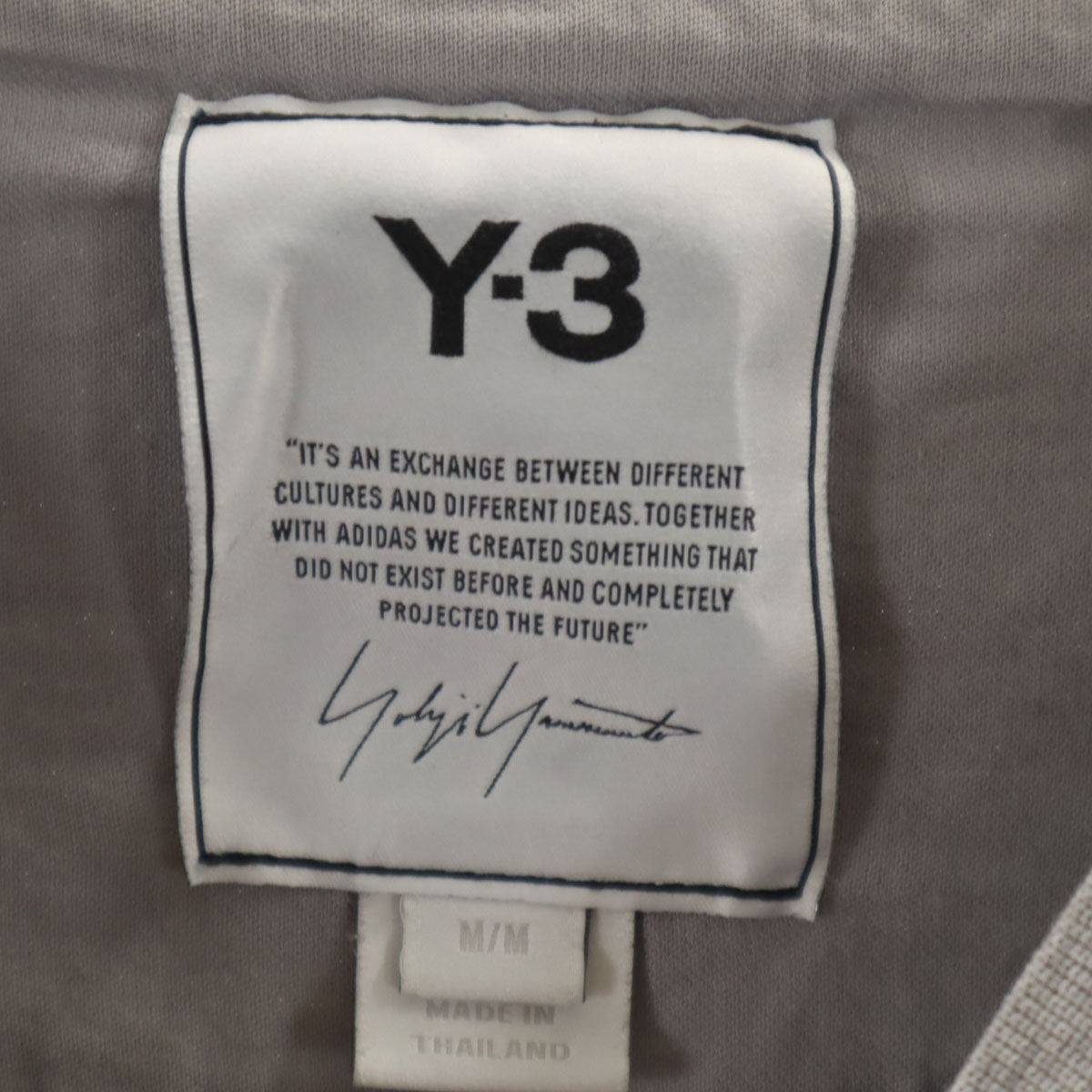 Y-3 ワイスリー 半袖 Tシャツ M グレー ヨウジヤマモト メンズ