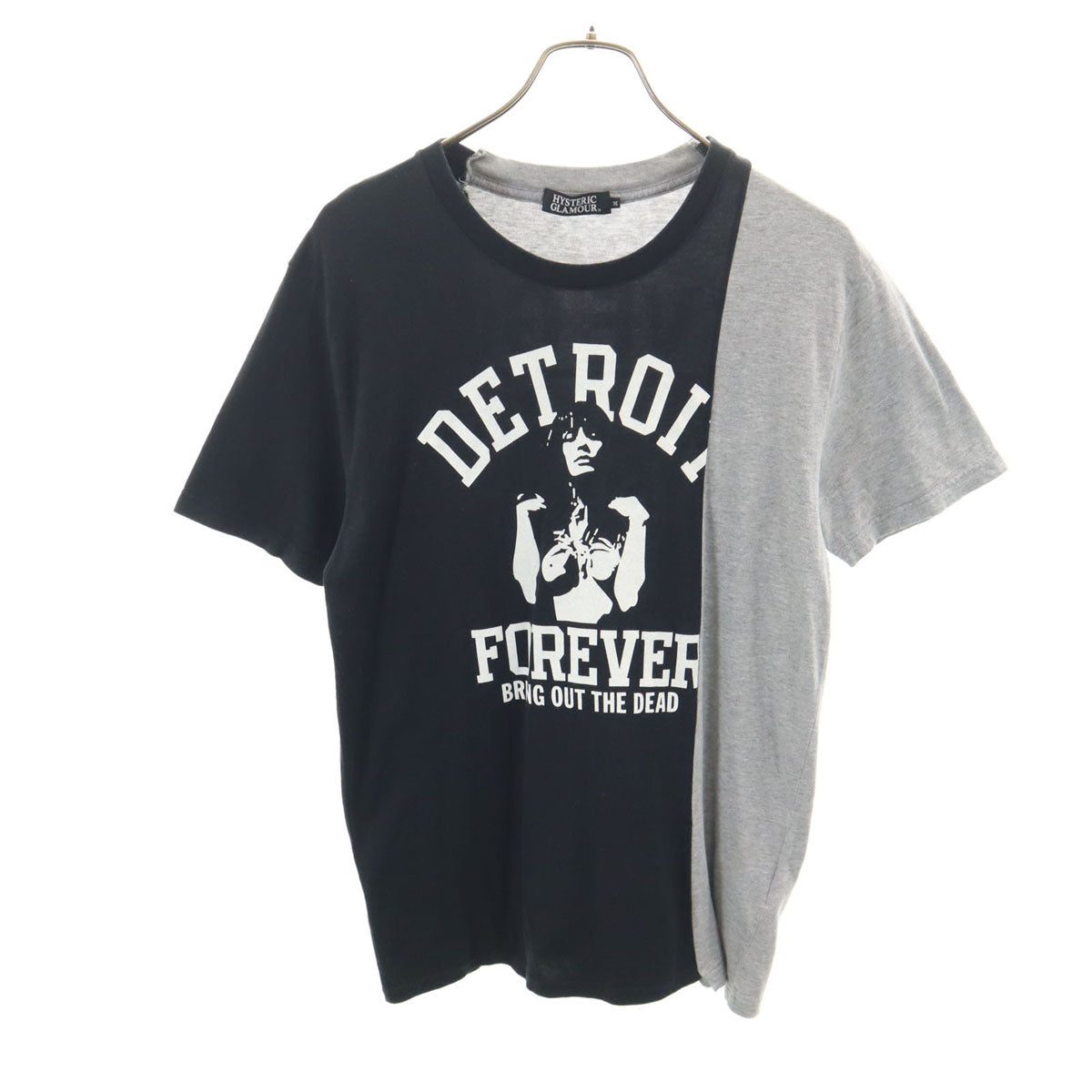 HYSTERIC GLAMOUR ヒステリックグラマー 日本製 半袖 Tシャツ M グレー メンズ