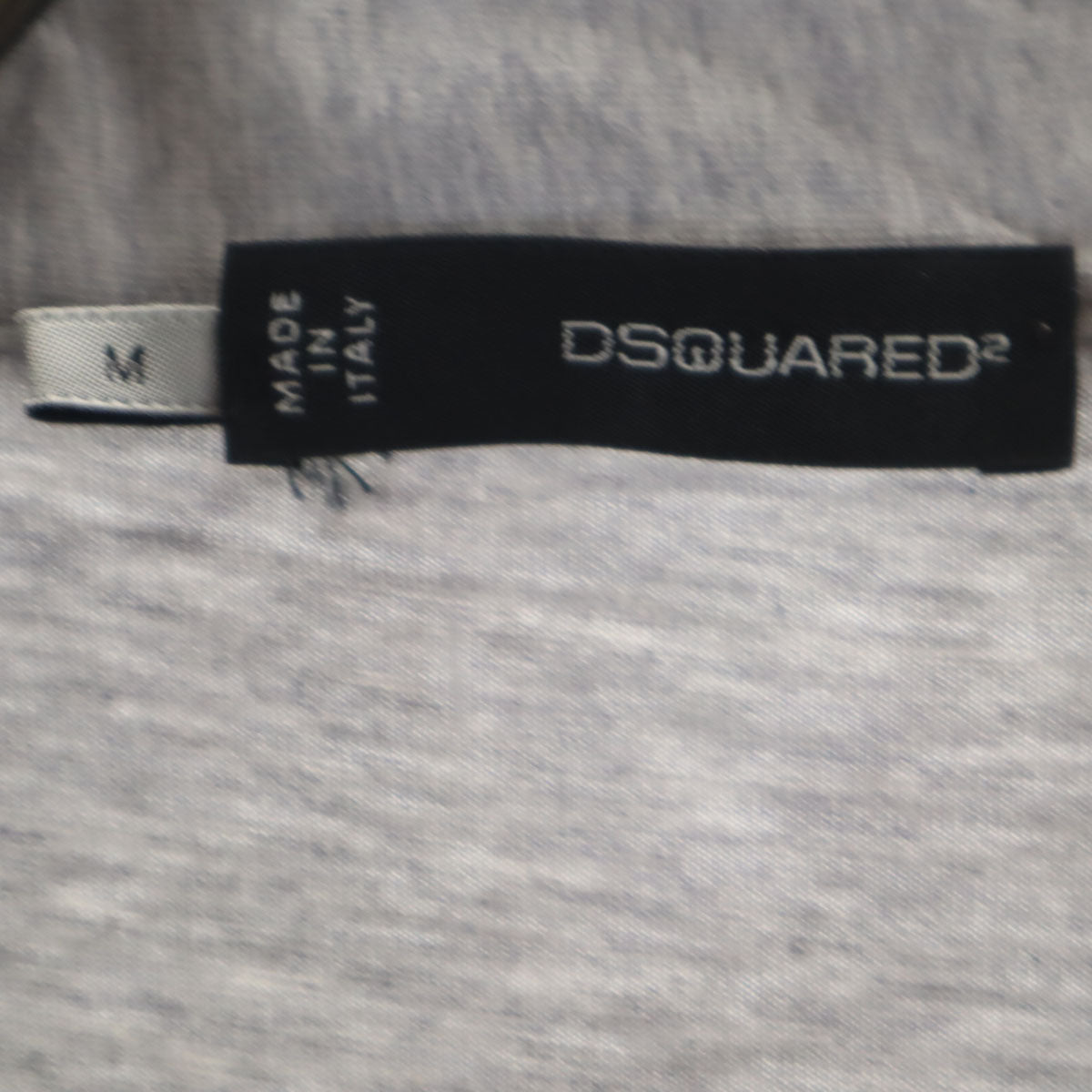 DSQUARED2 ディースクエアード イタリア製 半袖 ポロシャツ M グレー メンズ
