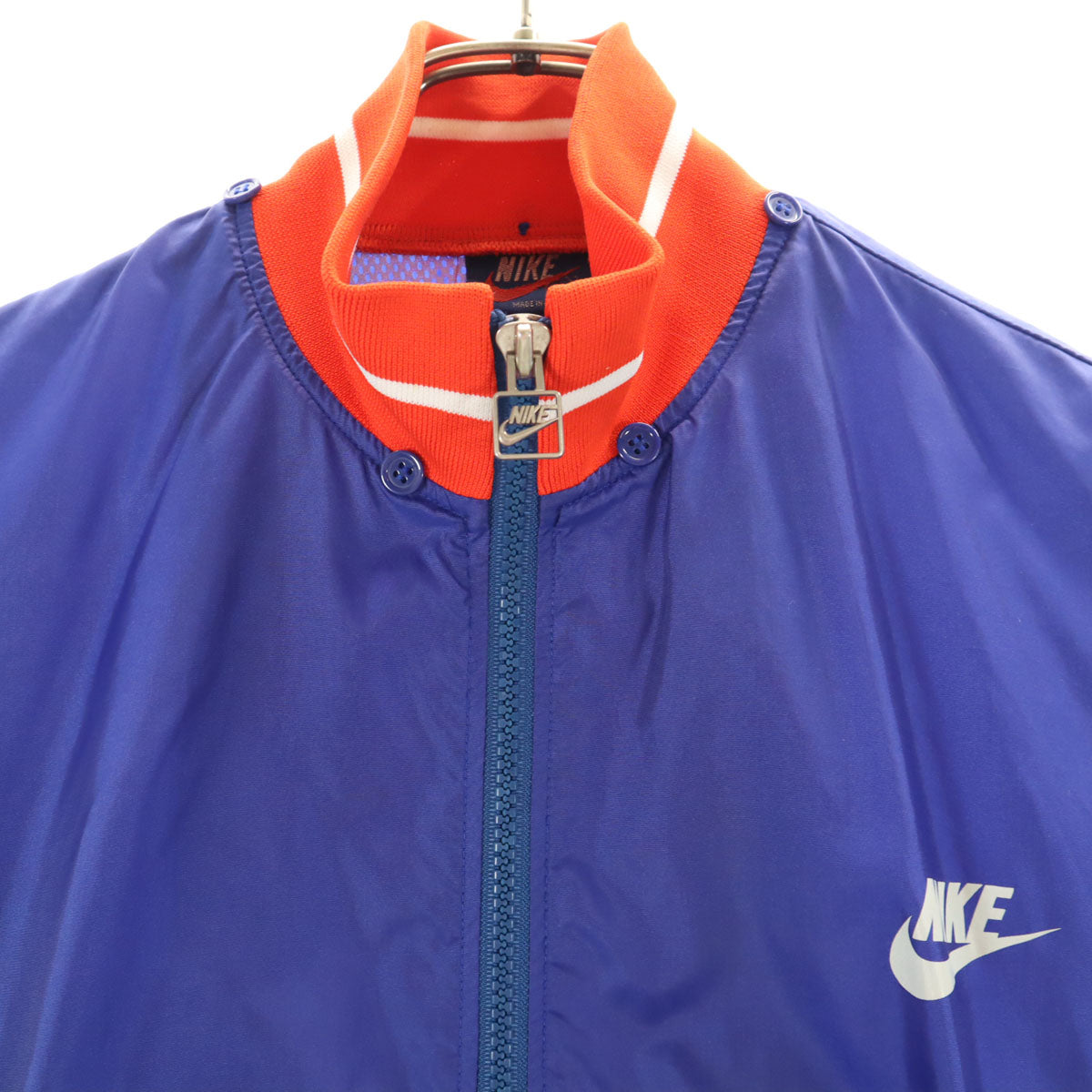 NIKE ナイキ 80s オールド 日本規格 ナイロンジャケット S 青紫 ウィンドブレーカー メンズ