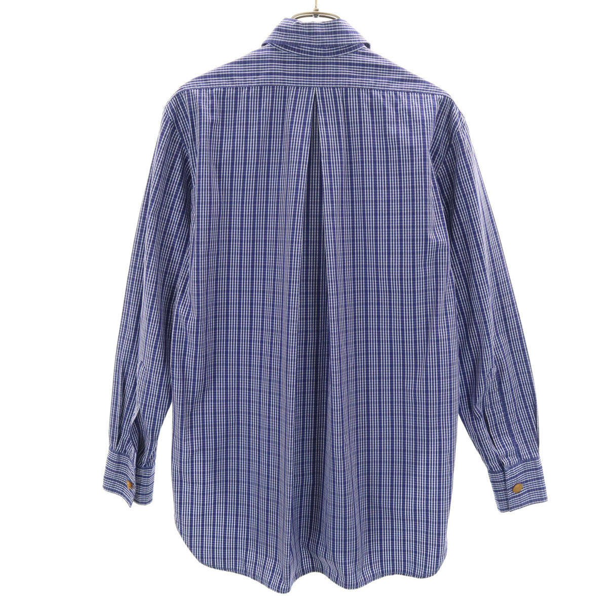 Vivienne Westwood ヴィヴィアンウエストウッド イタリア製 オールド チェック柄 長袖 シャツ 1 ネイビー レディース