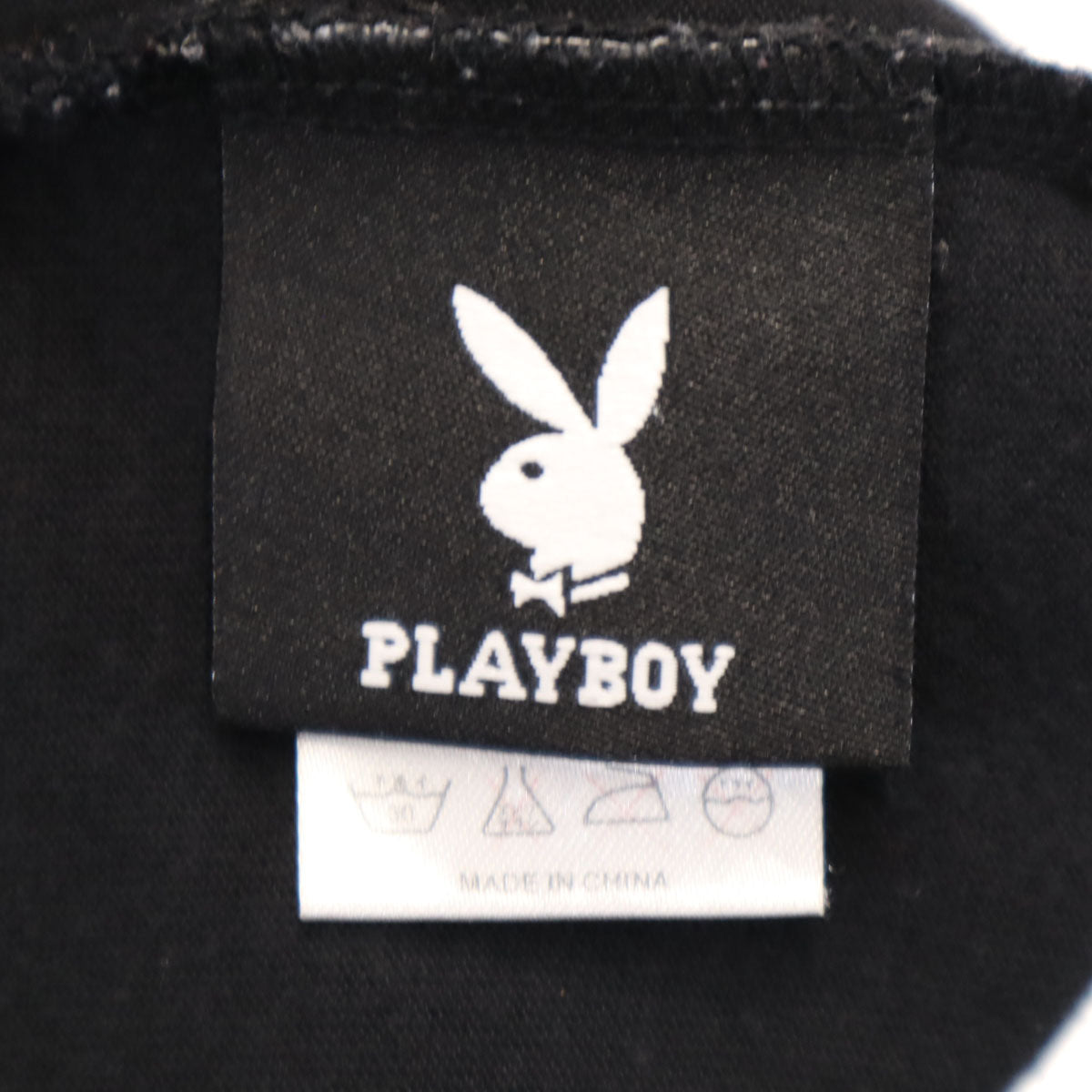 NEW ERA ニューエラ PLAYBOY プレイボーイ コラボ 半袖 Tシャツ S ブラック メンズ