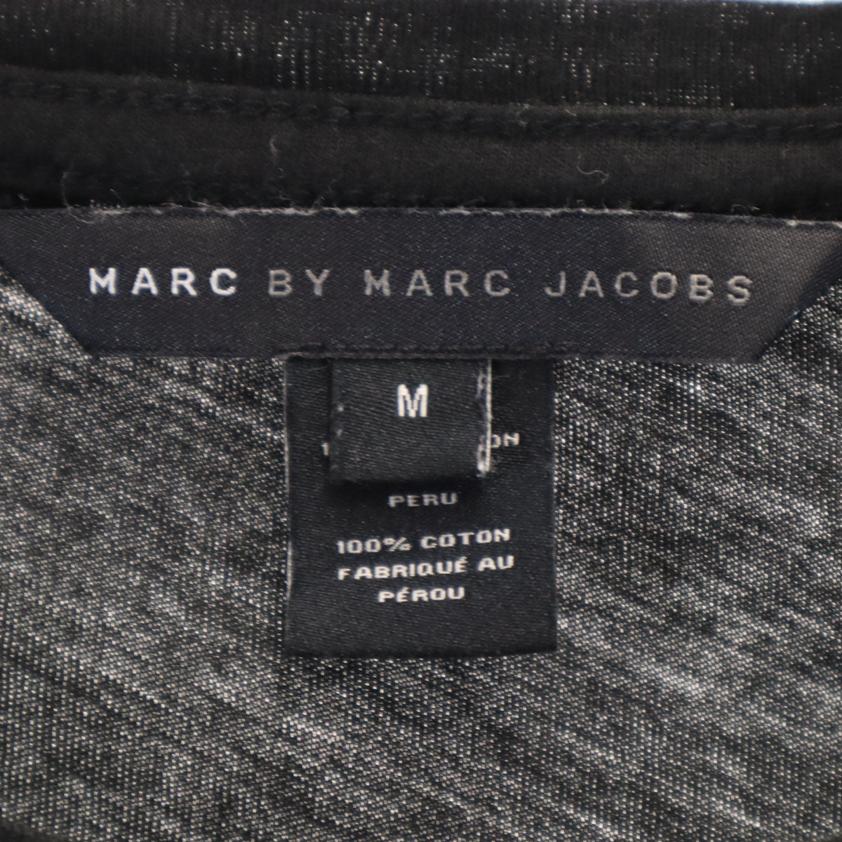 MARC BY MARC JACOBS マークバイマークジェイコブス 半袖 Tシャツ M ブラック メンズ