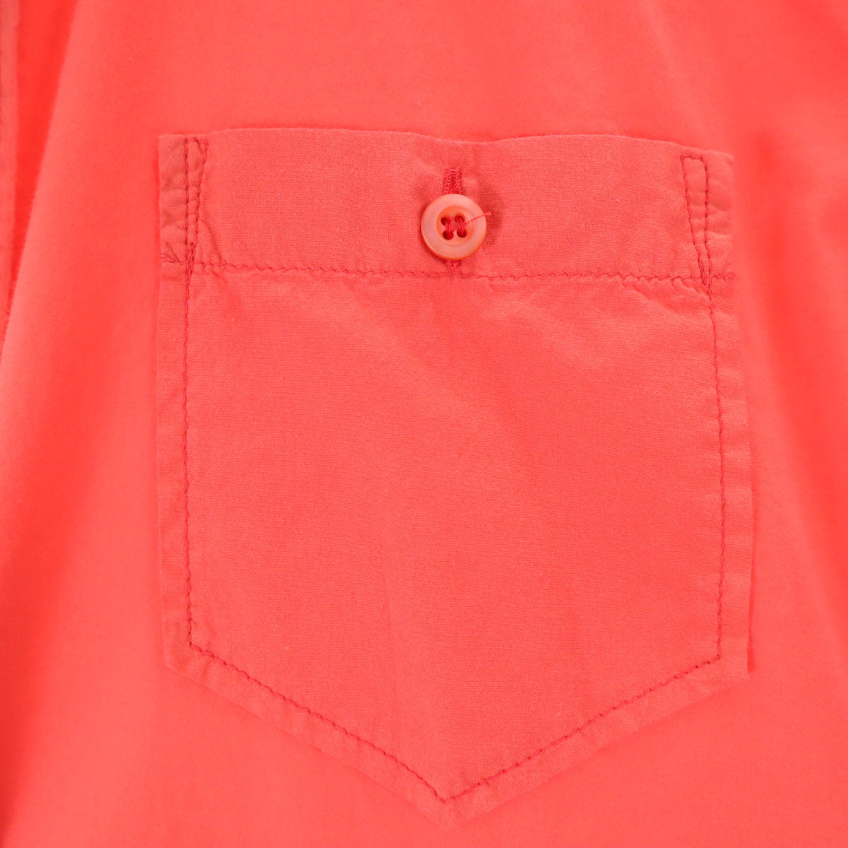 PRADA プラダ 長袖 ボタンダウンシャツ 41 レッド メンズ