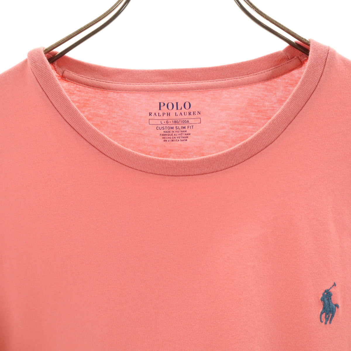 POLO RALPH LAUREN ポロラルフローレン 半袖 Tシャツ L ピンク メンズ