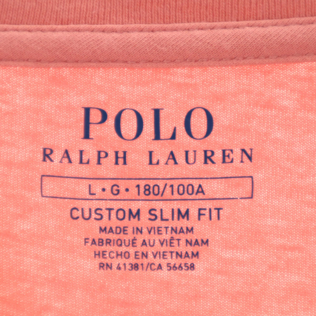 POLO RALPH LAUREN ポロラルフローレン 半袖 Tシャツ L ピンク メンズ