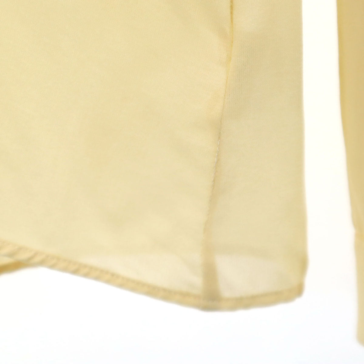 GIORGIO ARMANI ジョルジオアルマーニ 80s 90s イタリア製 シルク100% オールド 長袖 2点セット ブラウス 38/40 イエロー系 レディース