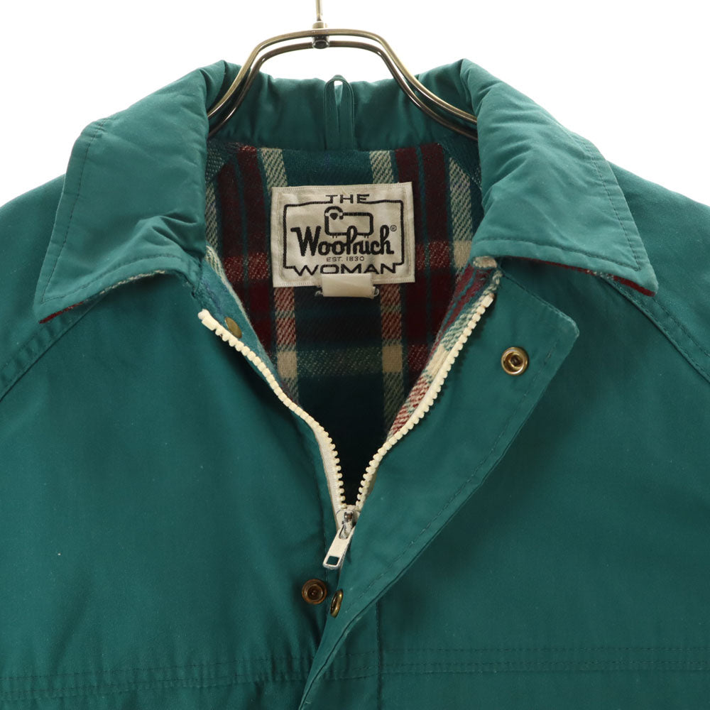 WOOLRICH ウールリッチ 70s ヴィンテージ 白タグ マウンテンジャケット グリーン フード欠損 レディース