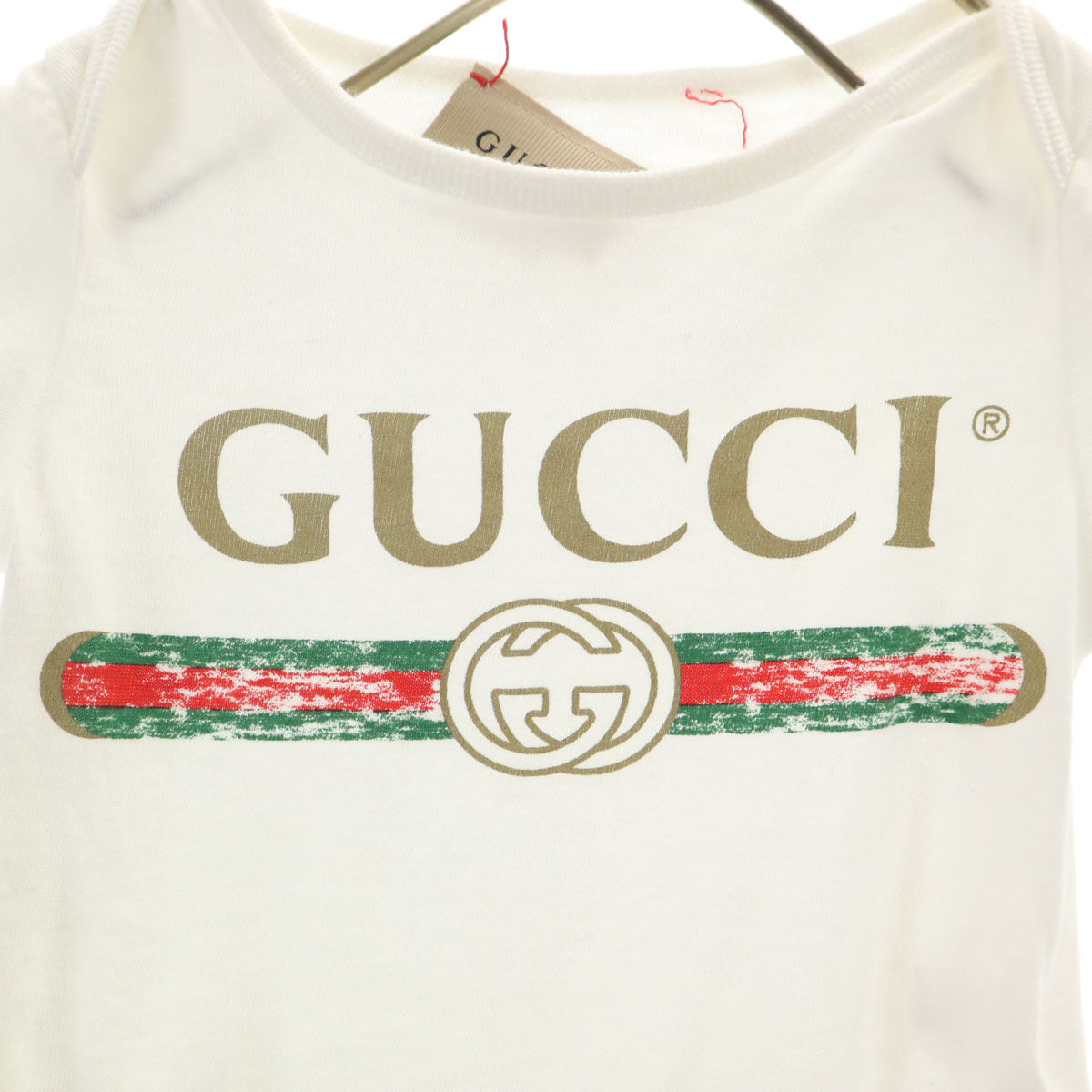 GUCCI グッチ イタリア製 半袖 ロンパース Tシャツ 3-6m ホワイト セット キッズ