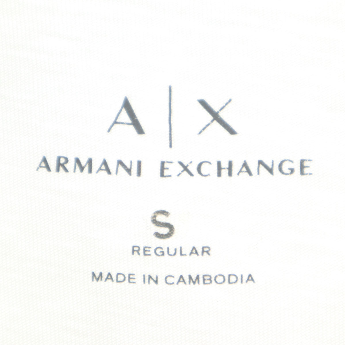 ARMANI EXCHANGE アルマーニエクスチェンジ フォトプリント 半袖 Tシャツ S ホワイト メンズ