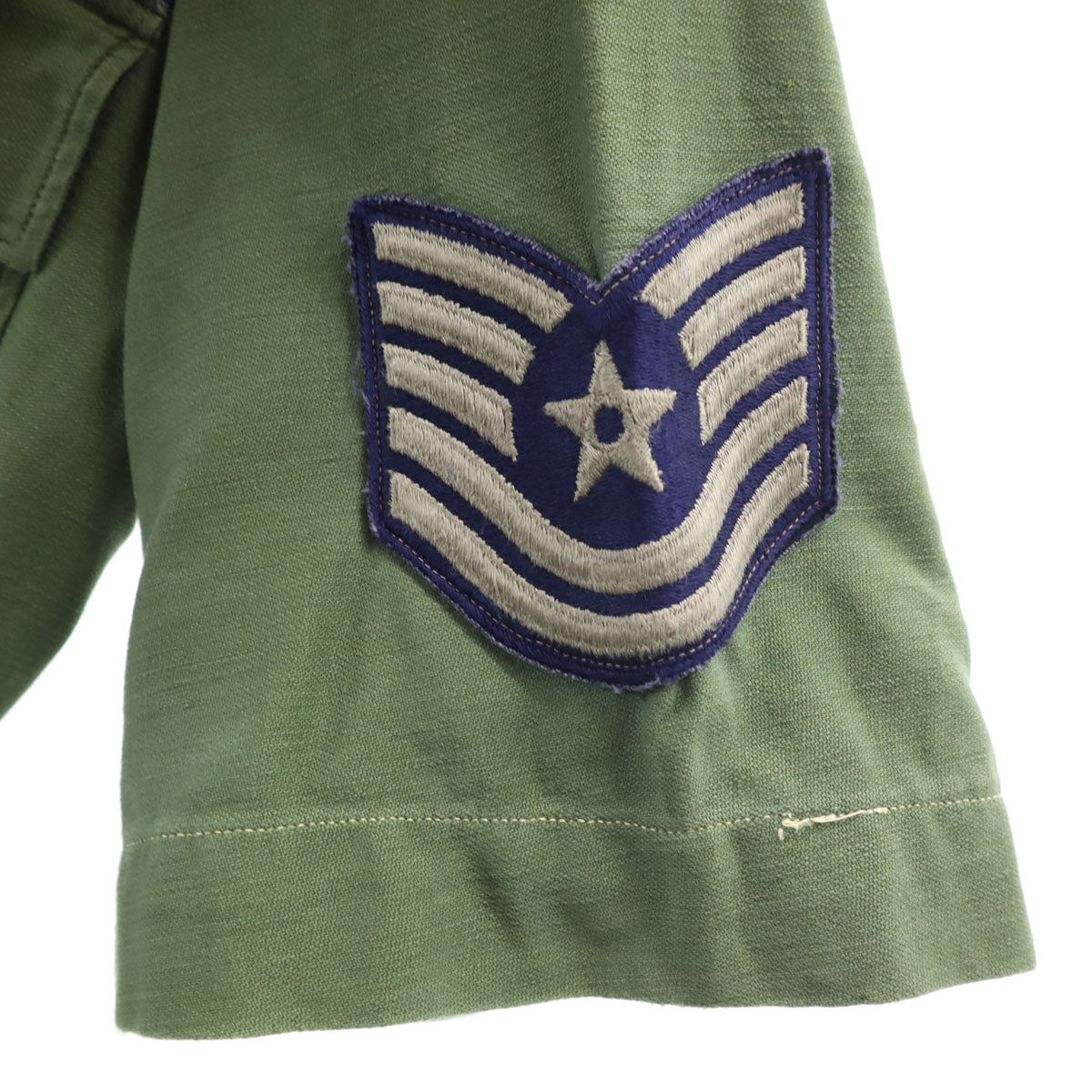 U.S.AIR FORCE 半袖 ミリタリーシャツ カーキ メンズ