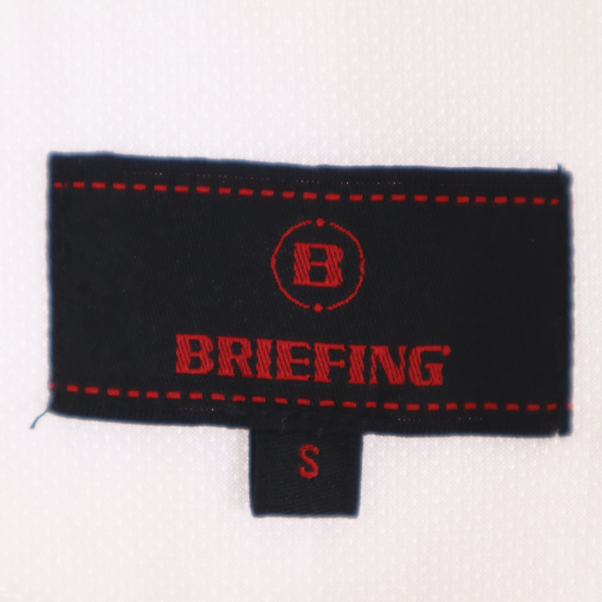 BRIEFING ブリーフィング 日本製 ゴルフ 半袖 ポロシャツ S ホワイト メンズ