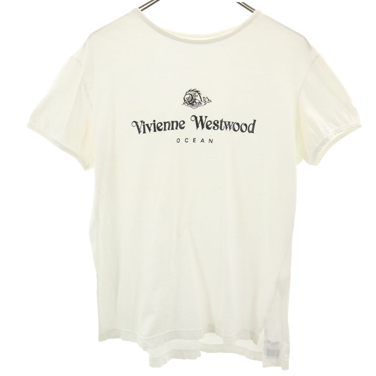 Vivienne Westwood ヴィヴィアンウエストウッド 半袖 Tシャツ 50 ホワイト OCEAN レディース