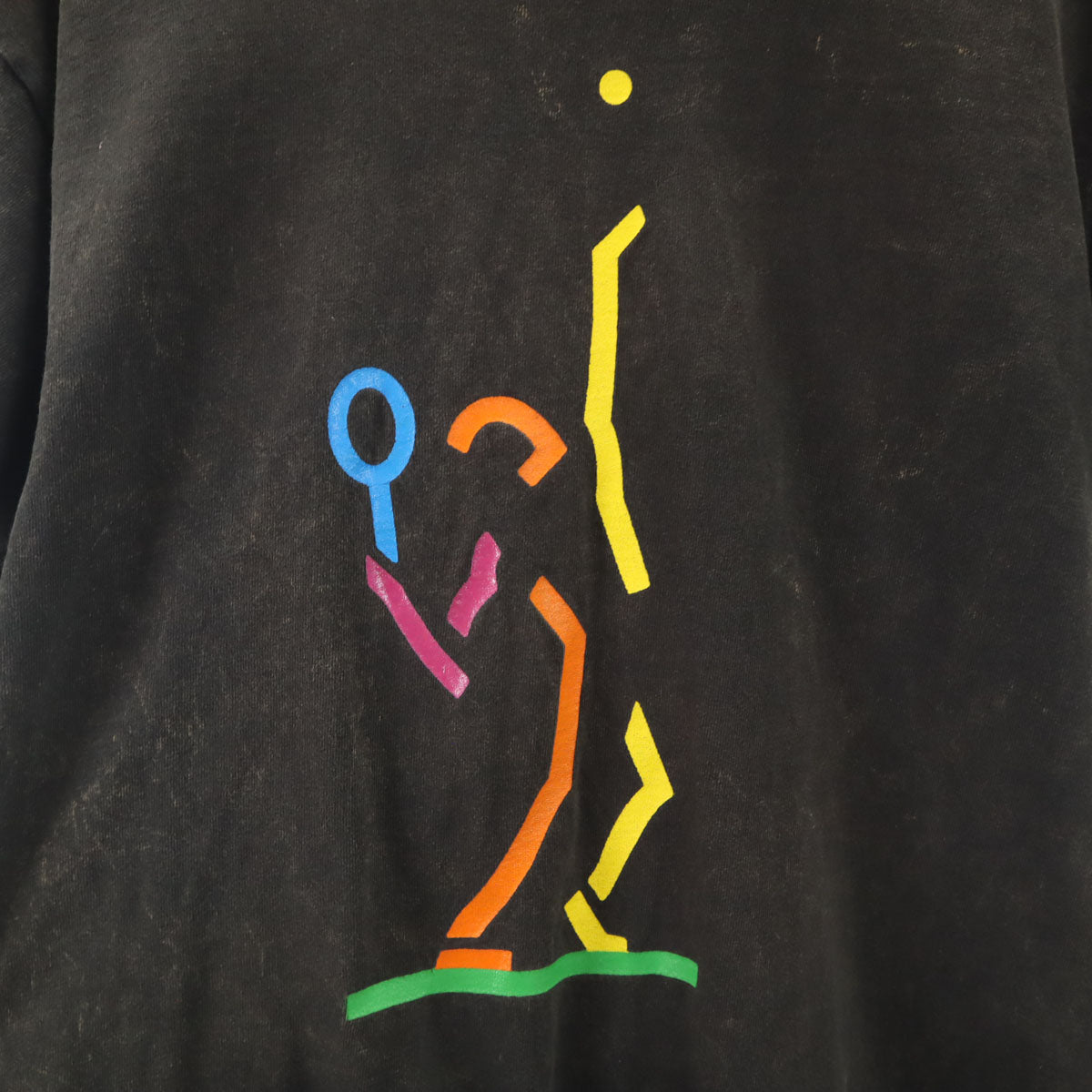 FRUIT OF THE LOOM フルーツオブザルーム 90s USA製 オールド 半袖 シングルステッチ Tシャツ L ブラック系 メンズ