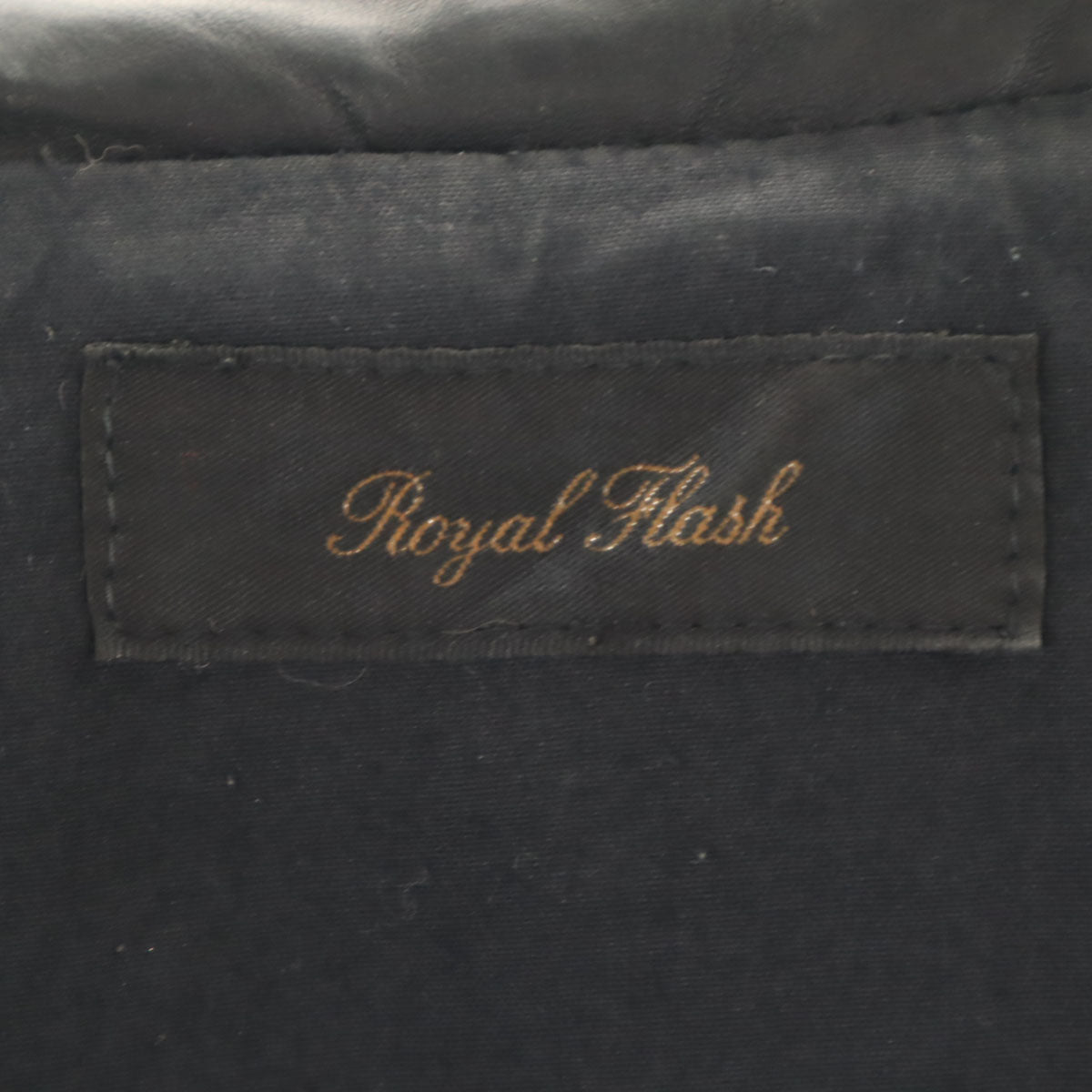 ロイヤルフラッシュ 羊革 レザージャケット L ブラック メンズ