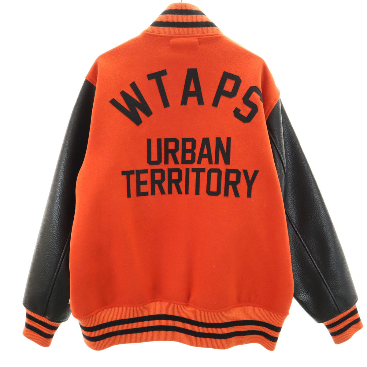 WTAPS ダブルタップス 18AW バックロゴ メルトン スタジャン 2 オレンジ 中綿 182BRDT-JKM04 メンズ