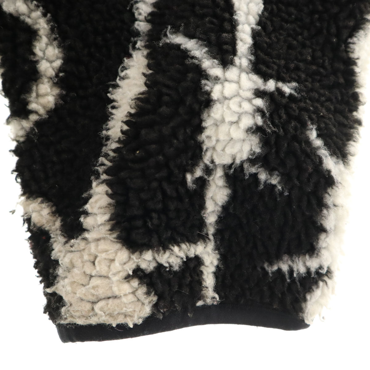 Supreme シュプリーム 21SS サウスツーウエストエイト コラボ 総柄 フリースジャケット M ブラック x SOUTH2 WEST8 メンズ