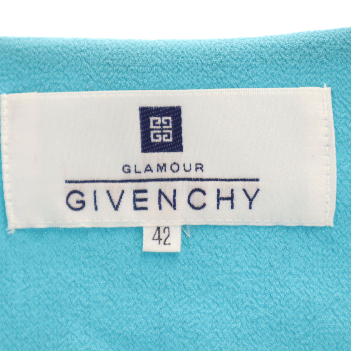 GIVENCHY ジバンシィ 90s オールド ジャケット 42 水色 レディース