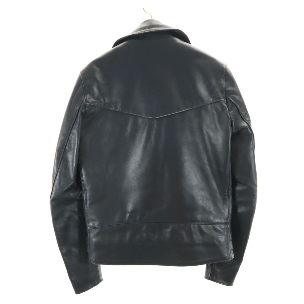 Lewis Leathers ルイスレザー ライトニング391 イングランド製 ダブルライダースジャケット 36 ネイビー Lightning#391 メンズ