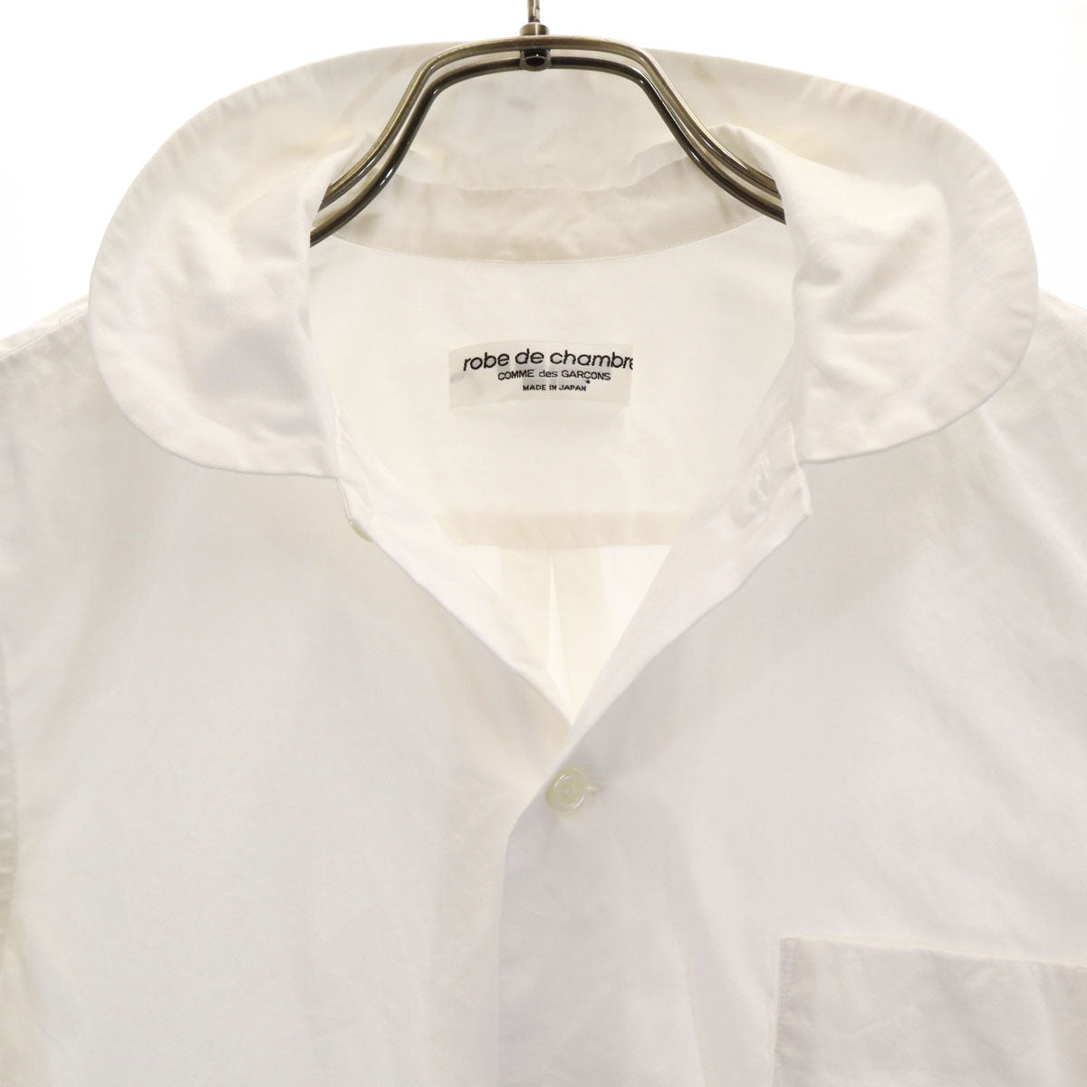 robe de chambre COMME des GARCONS ローブドシャンブルコムデギャルソン 2000年 00s 日本製 オールド 半袖 シャツ S アイボリー レディース