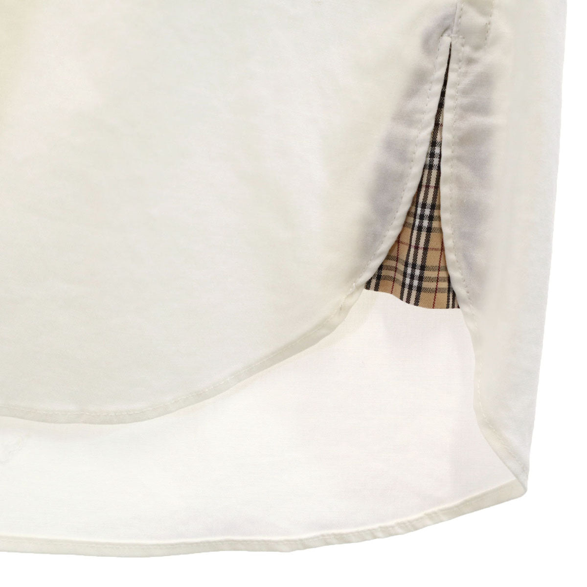 BURBERRY BLACK LABEL バーバリーブラックレーベル 半袖 シャツ 3 アイボリー メンズ