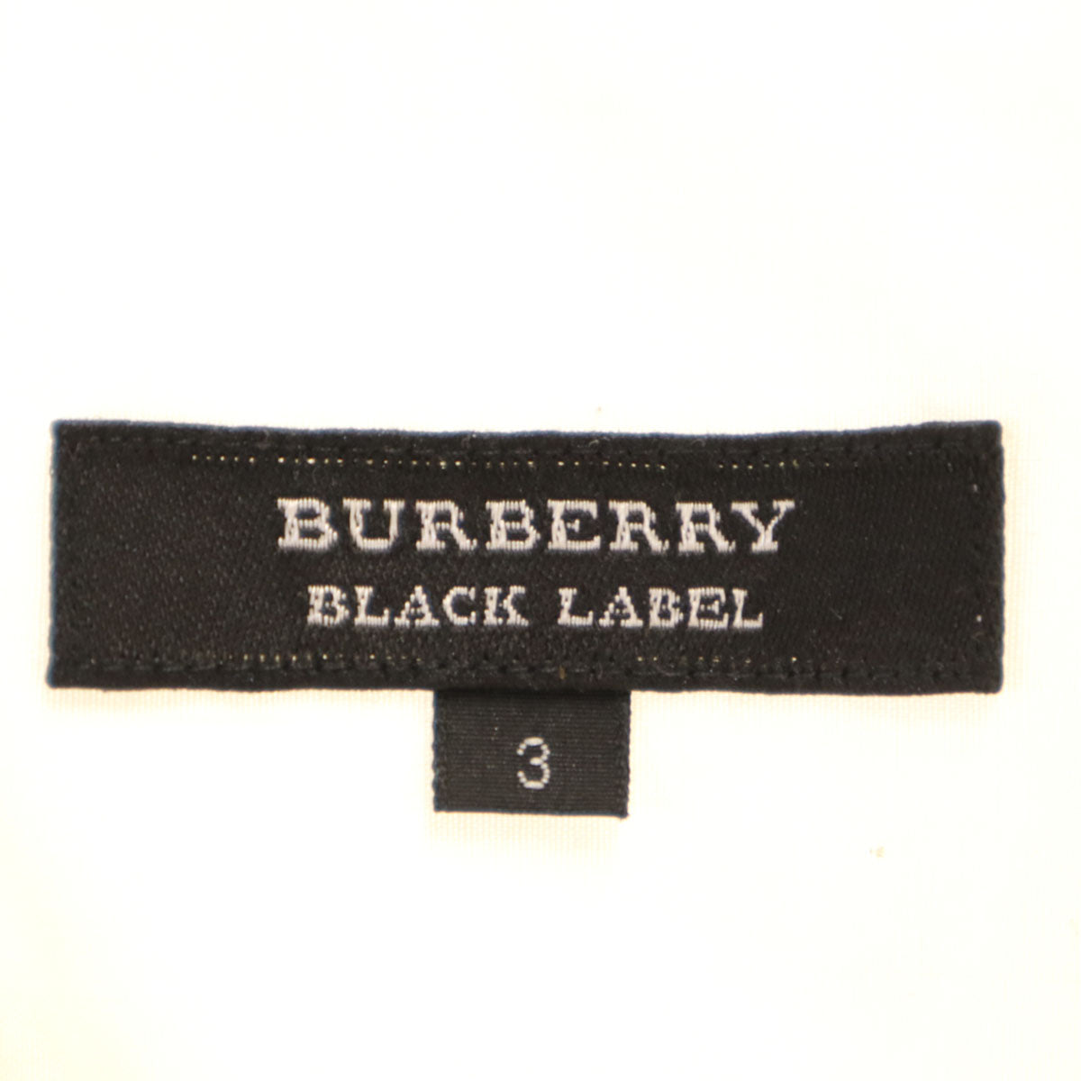BURBERRY BLACK LABEL バーバリーブラックレーベル 半袖 シャツ 3 アイボリー メンズ