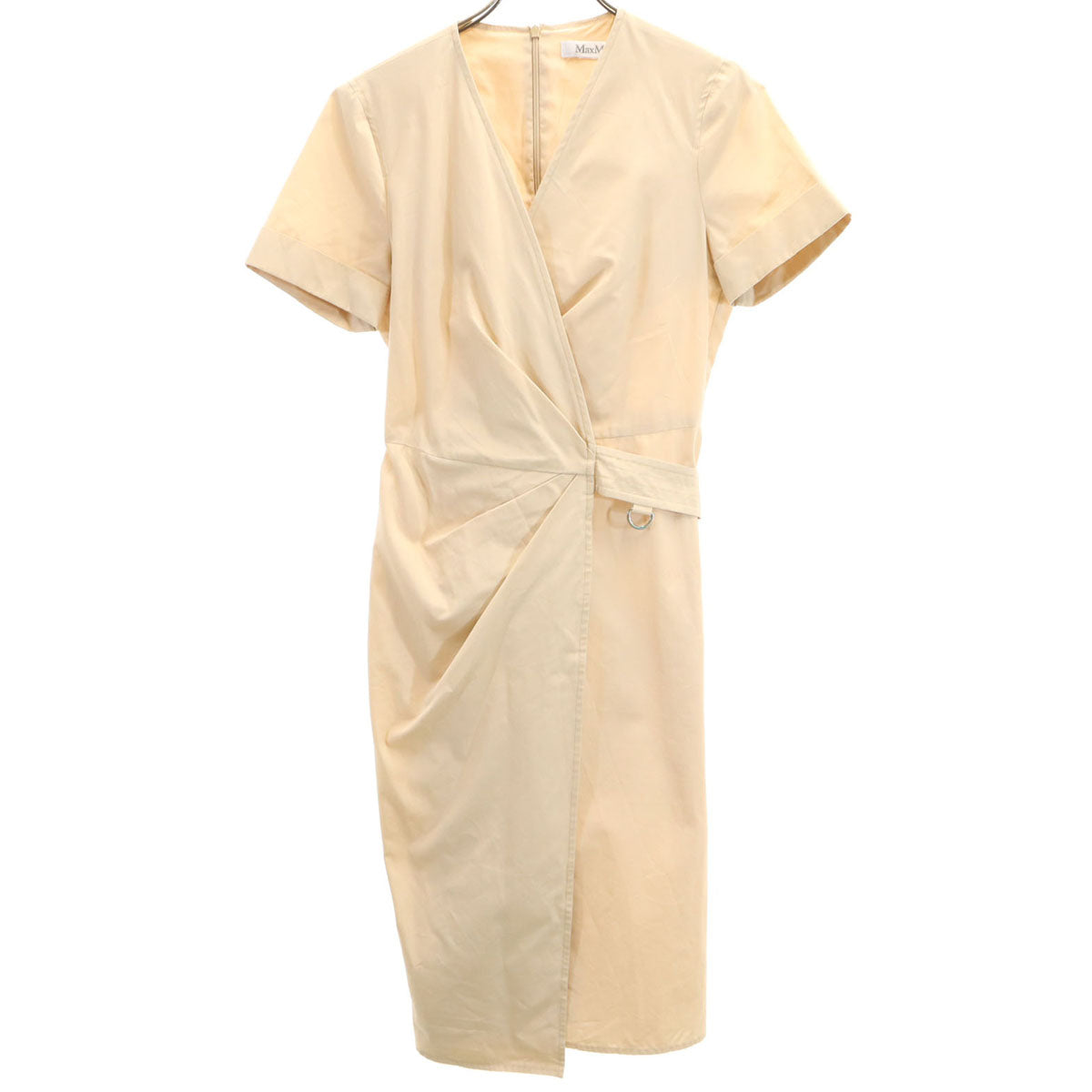 MAX MARA マックスマーラ 半袖 ワンピース ベージュ レディース