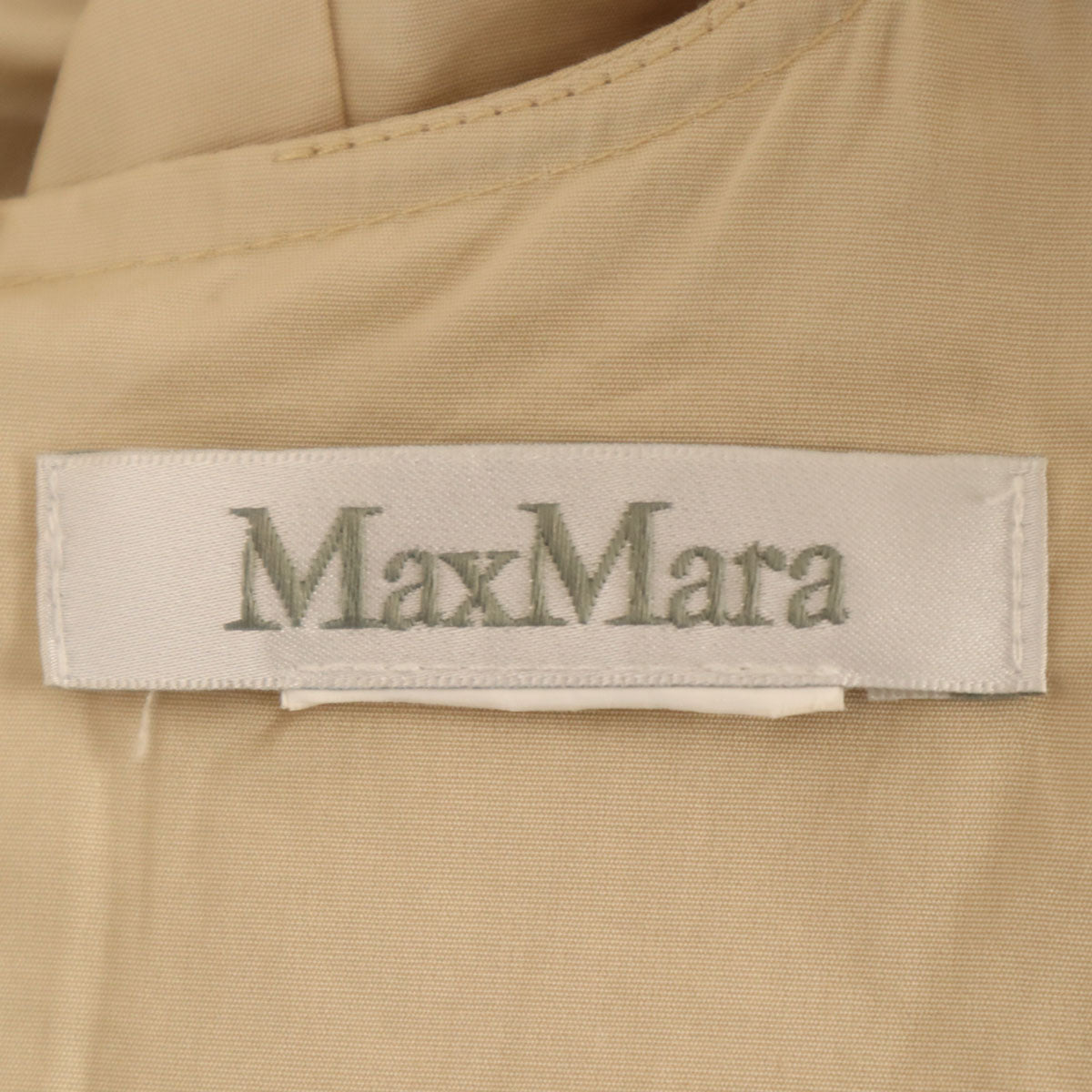 MAX MARA マックスマーラ 半袖 ワンピース ベージュ レディース