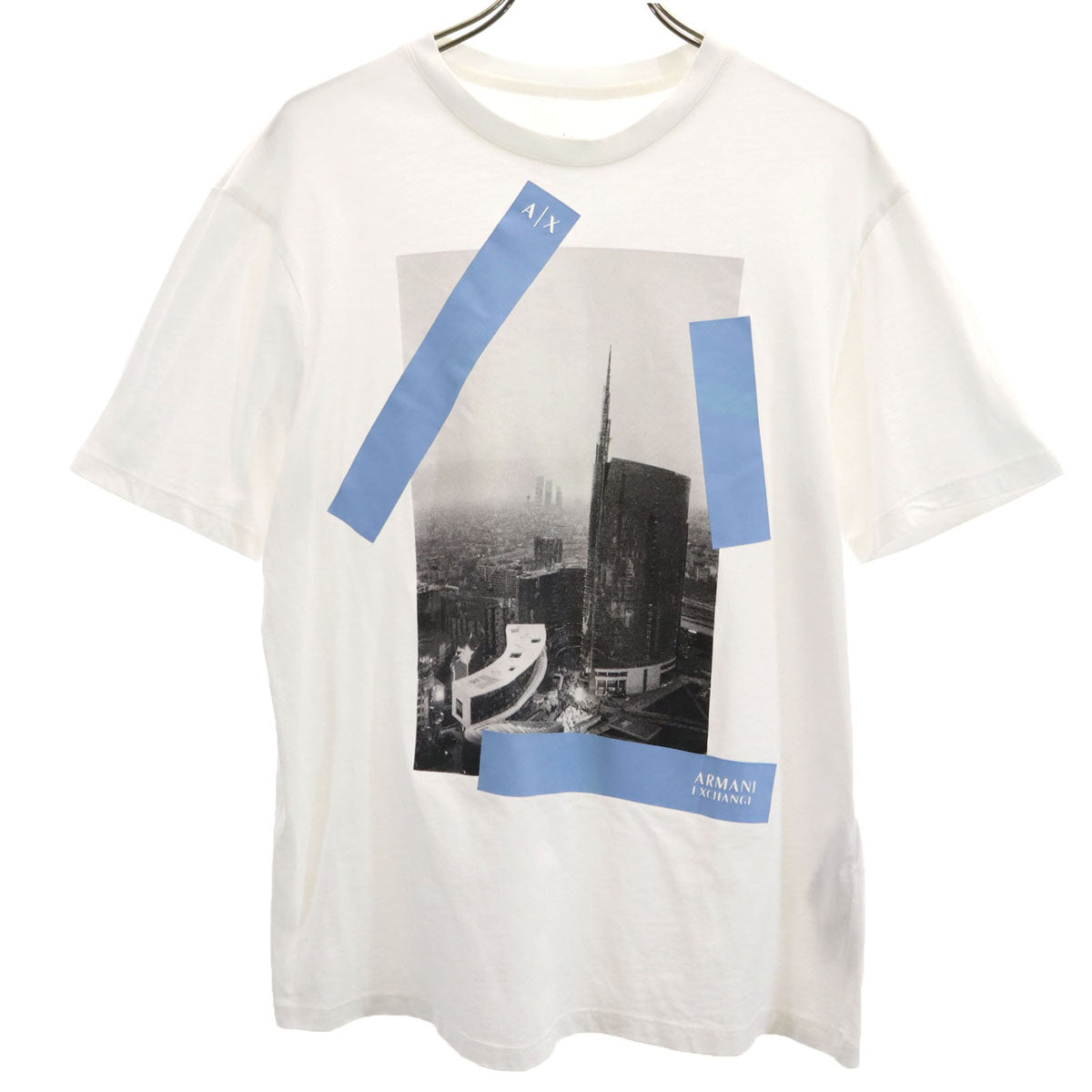 ARMANI EXCHANGE アルマーニエクスチェンジ 半袖 Tシャツ S ホワイト メンズ