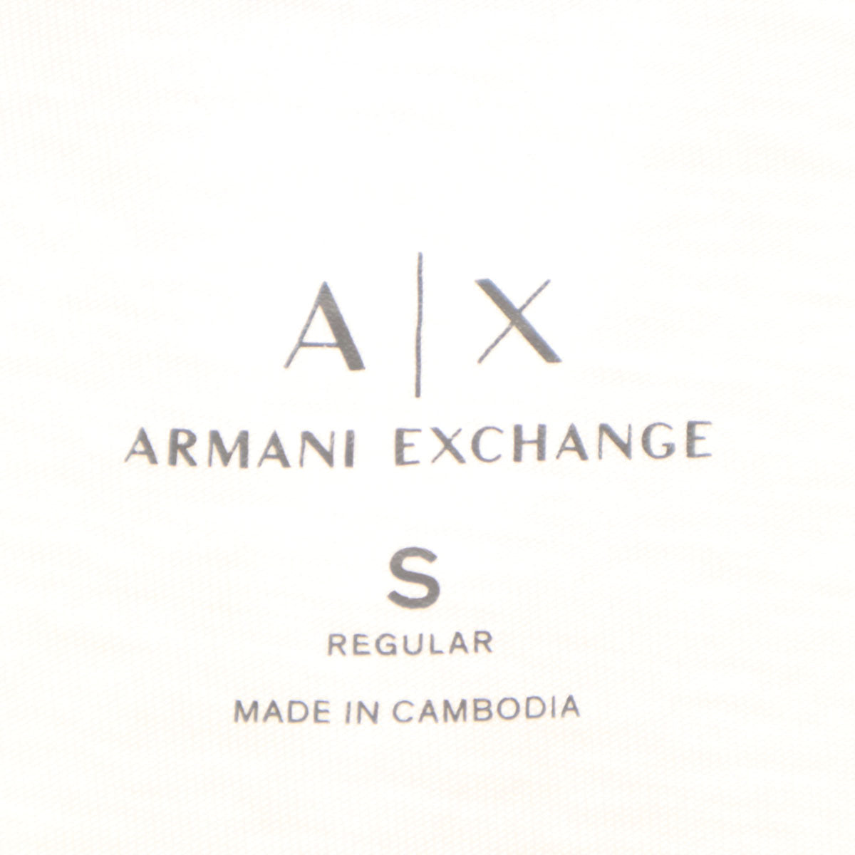 ARMANI EXCHANGE アルマーニエクスチェンジ 半袖 Tシャツ S ホワイト メンズ